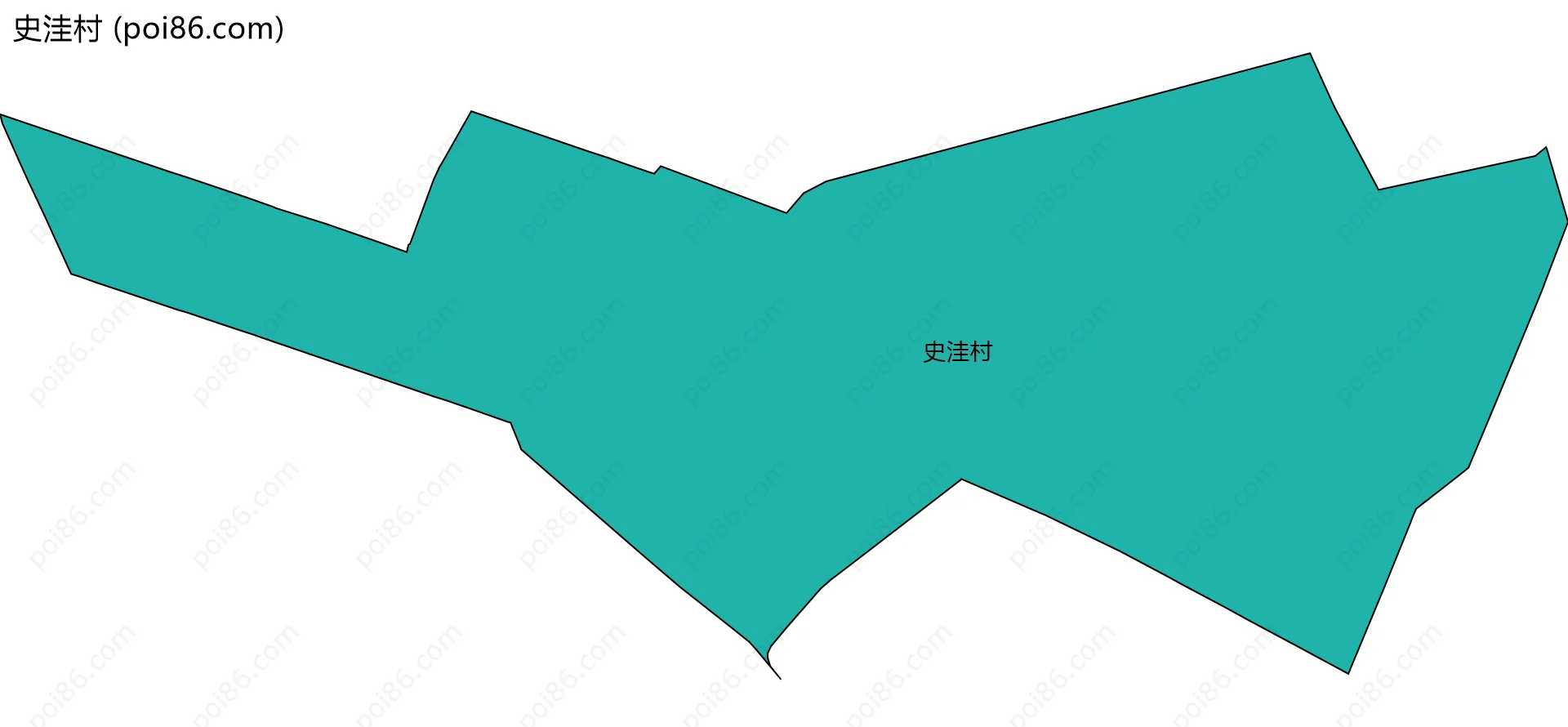 史洼村边界地图