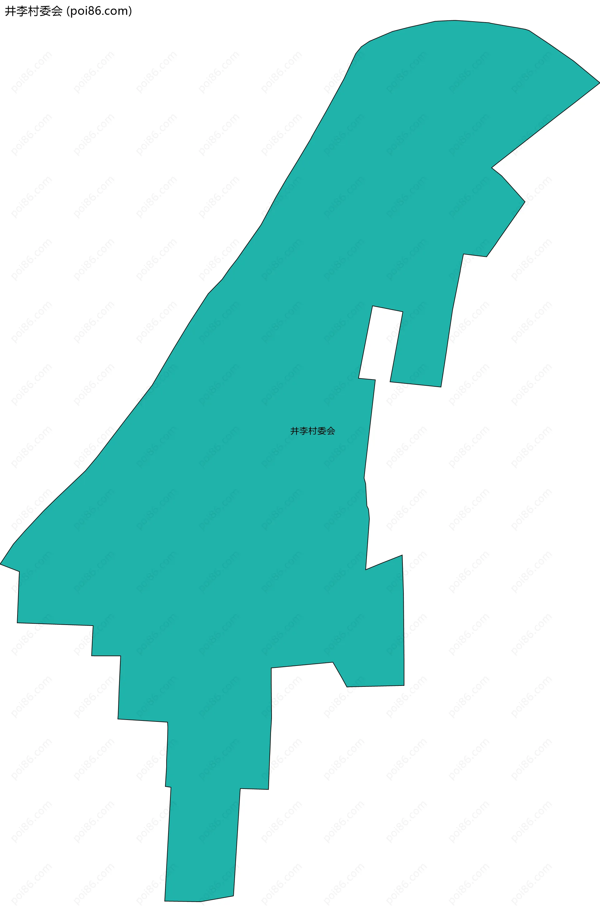 井李村委会边界地图