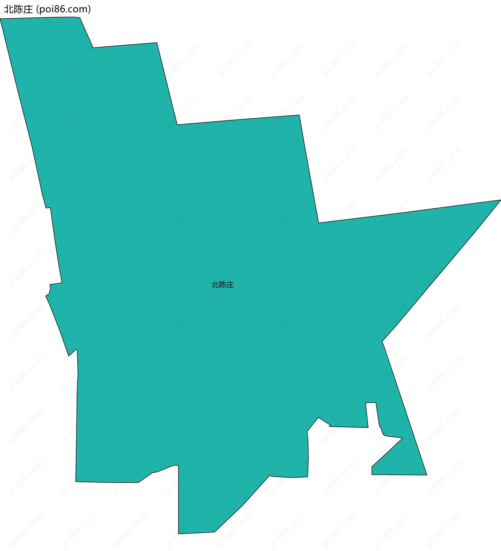 北陈庄边界地图