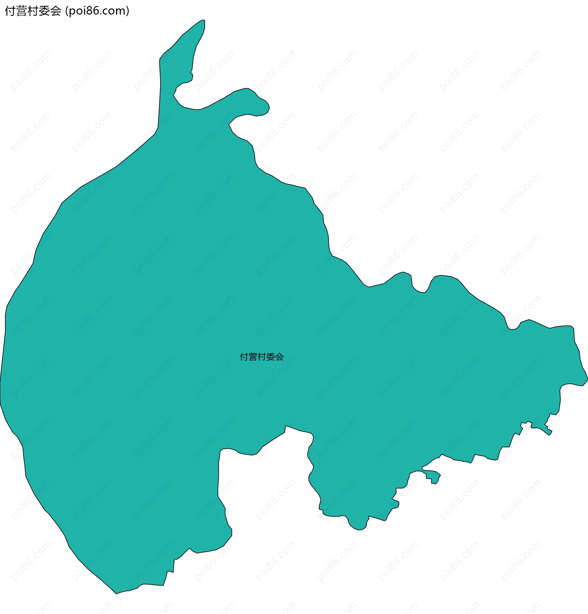 付营村委会边界地图