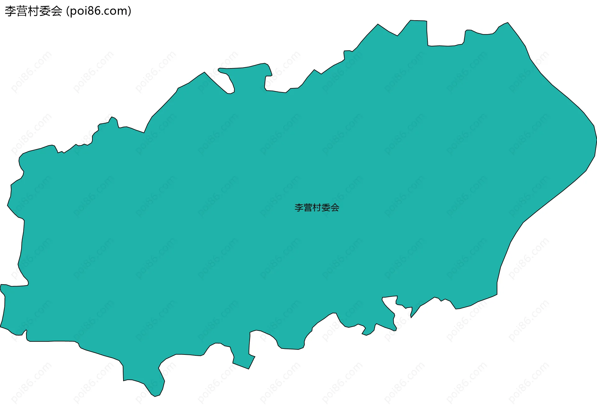李营村委会边界地图