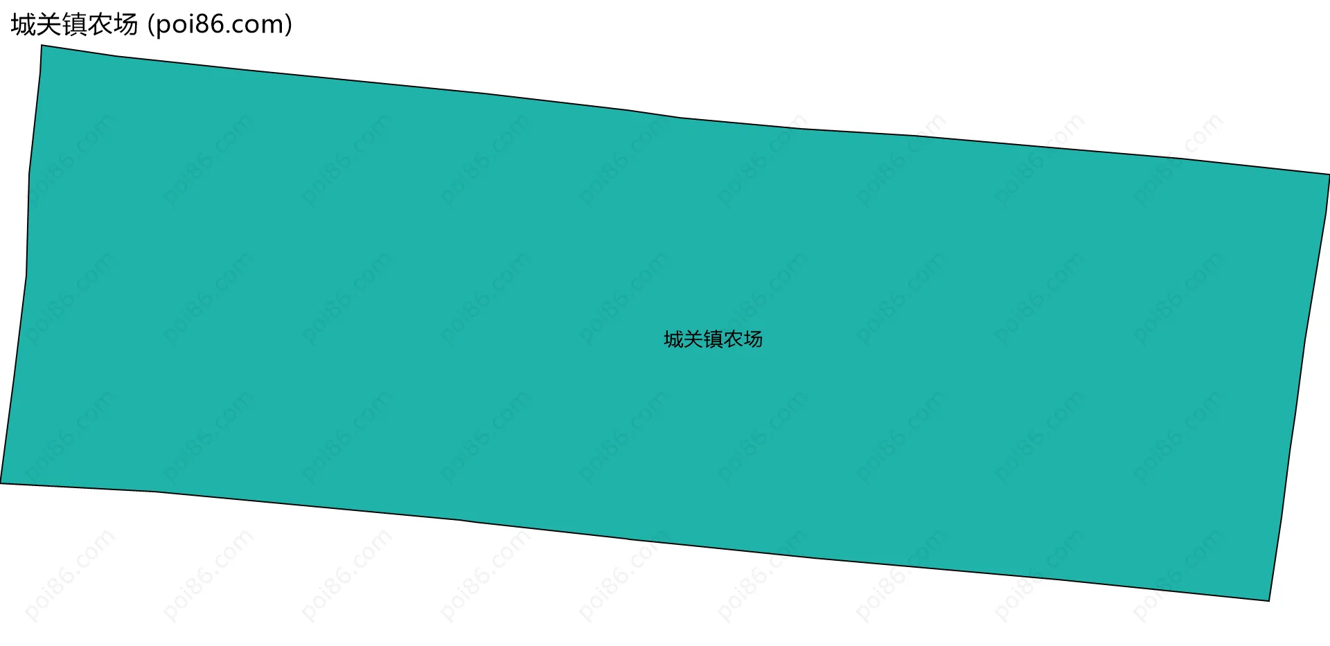 城关镇农场边界地图