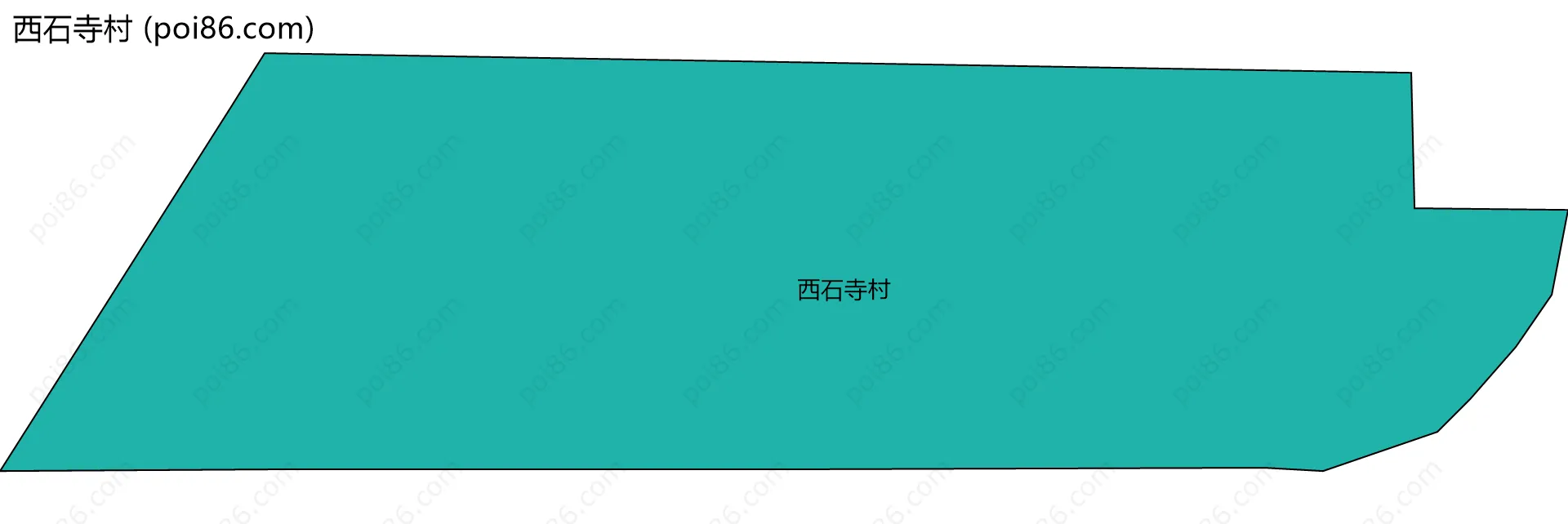 西石寺村边界地图