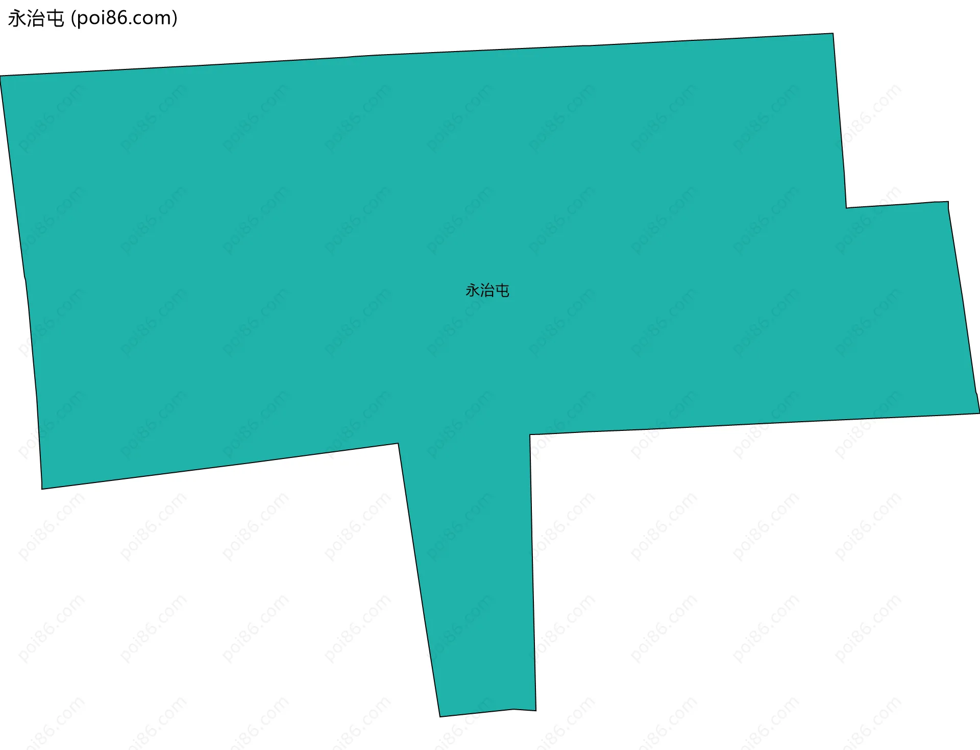 永治屯边界地图