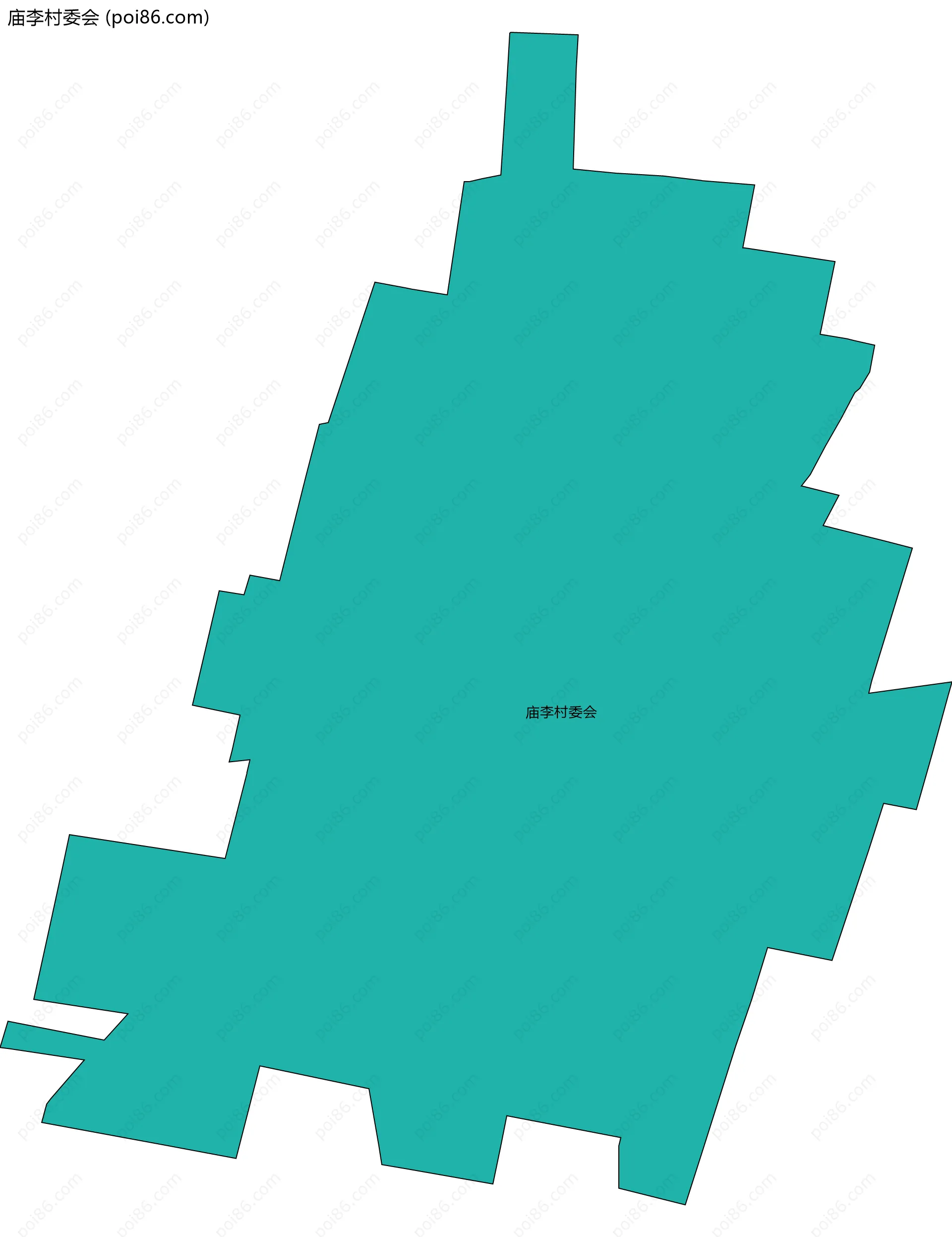 庙李村委会边界地图
