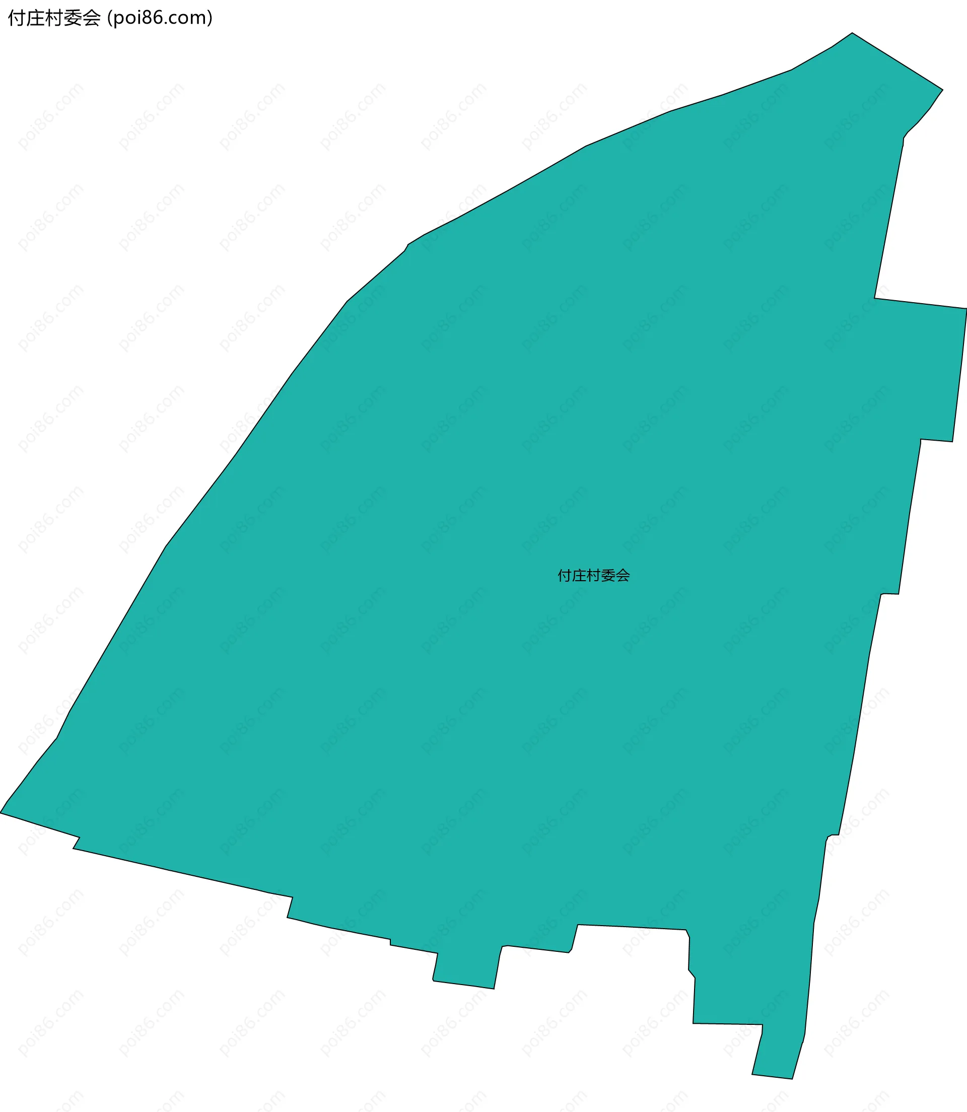付庄村委会边界地图