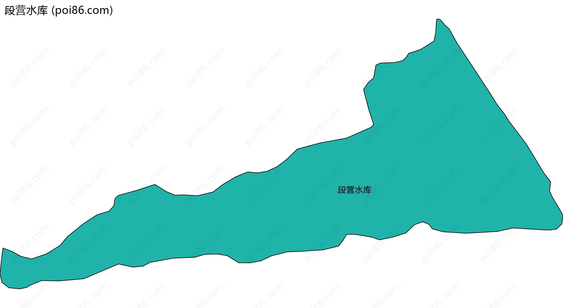 段营水库边界地图