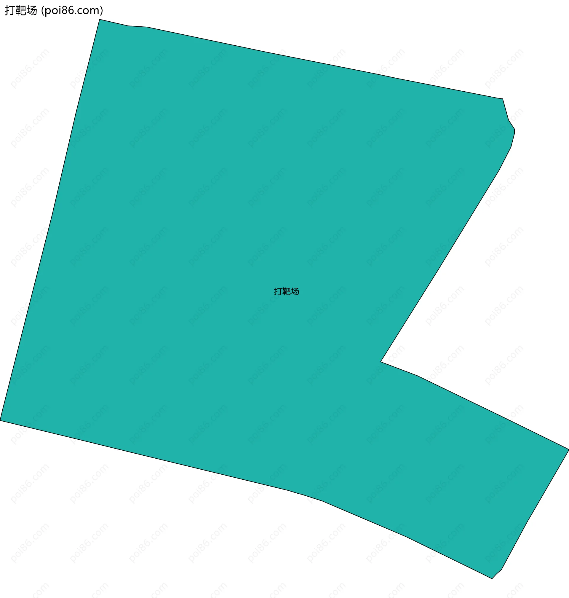 打靶场边界地图