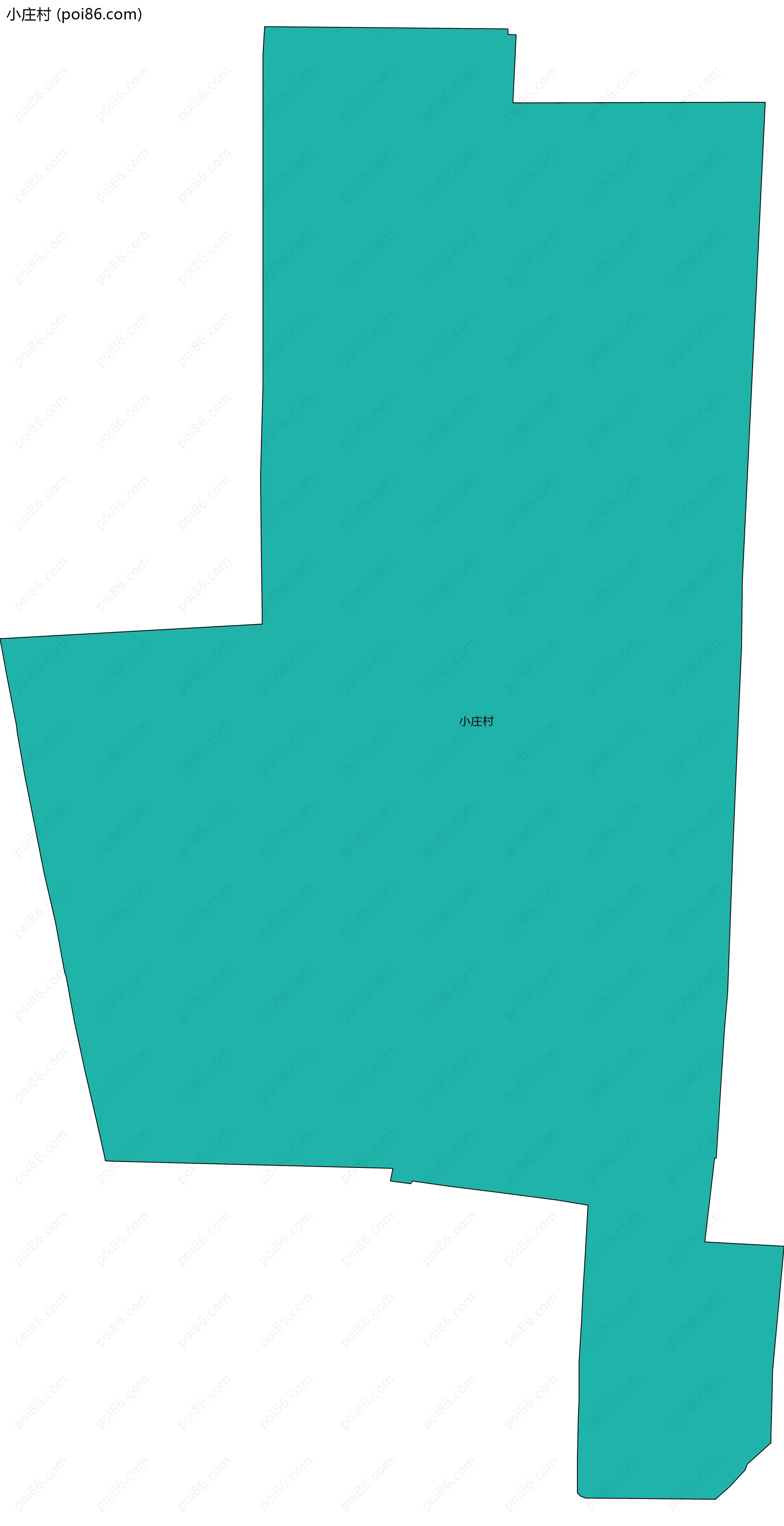 小庄村边界地图