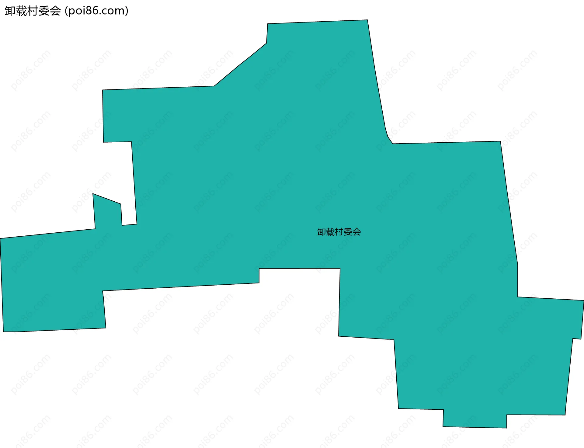 卸载村委会边界地图