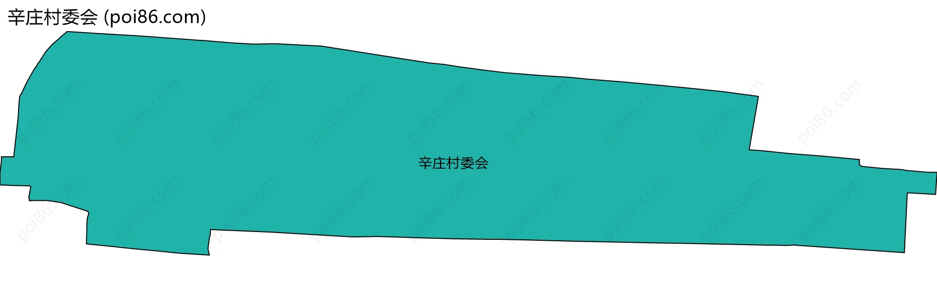 辛庄村委会边界地图