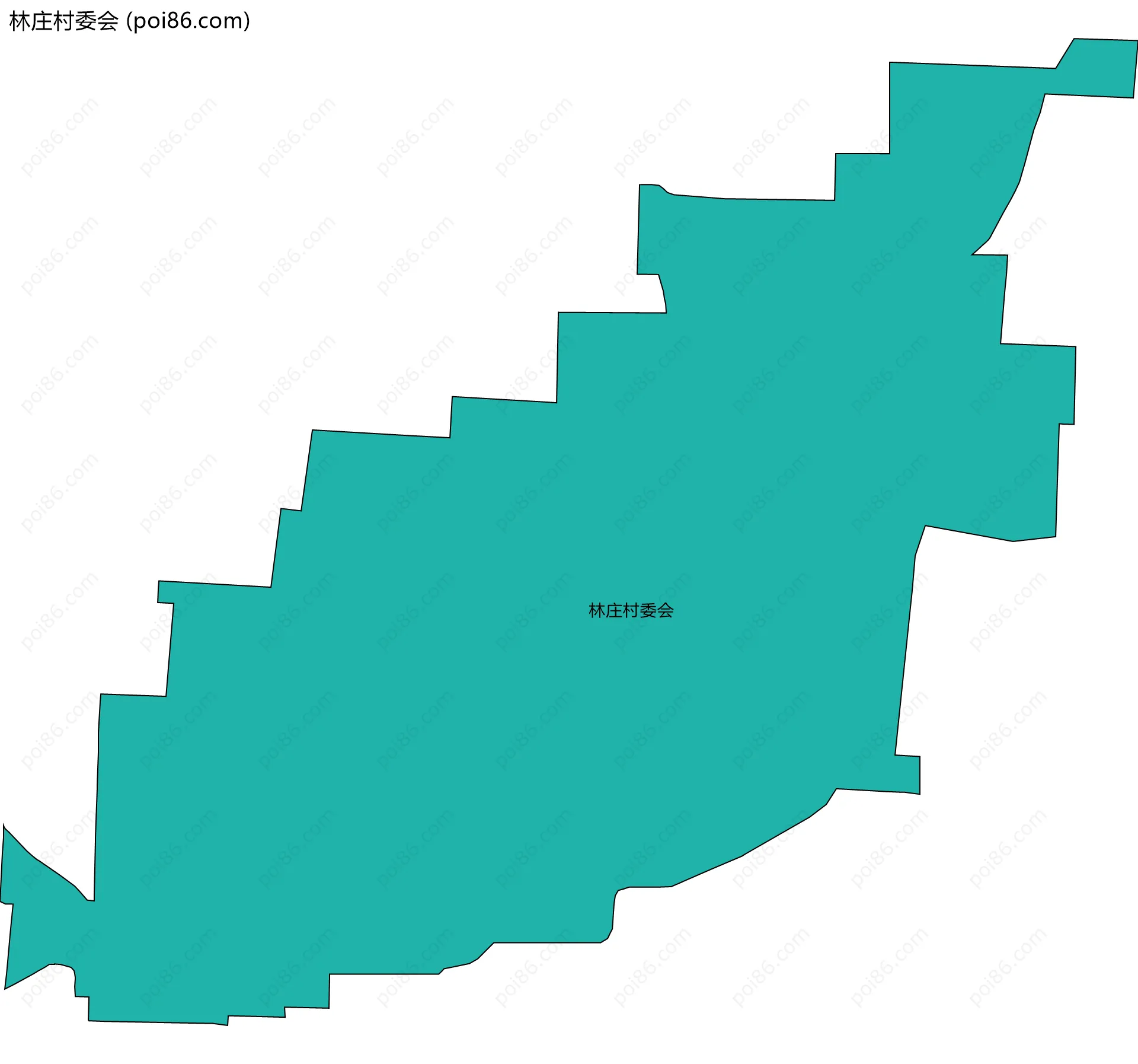 林庄村委会边界地图