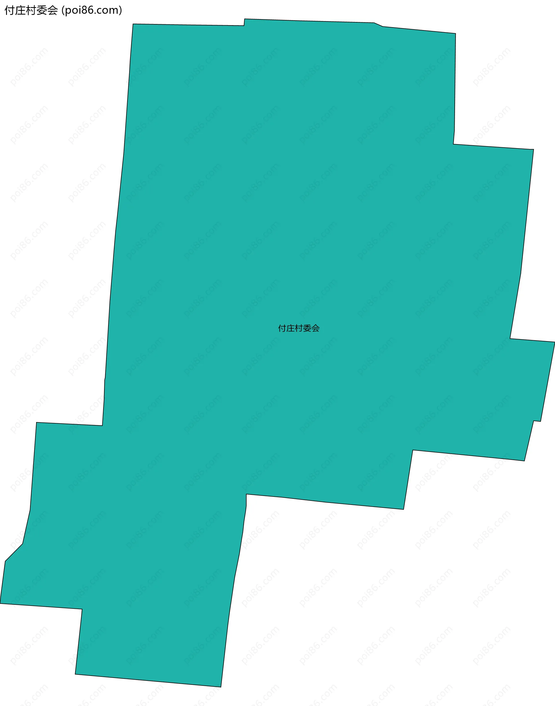 付庄村委会边界地图