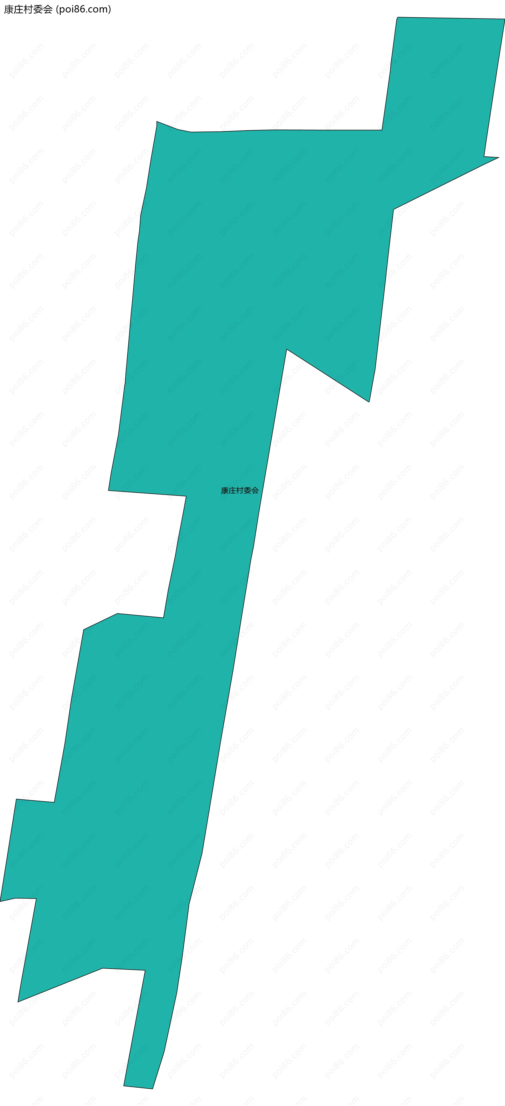 康庄村委会边界地图