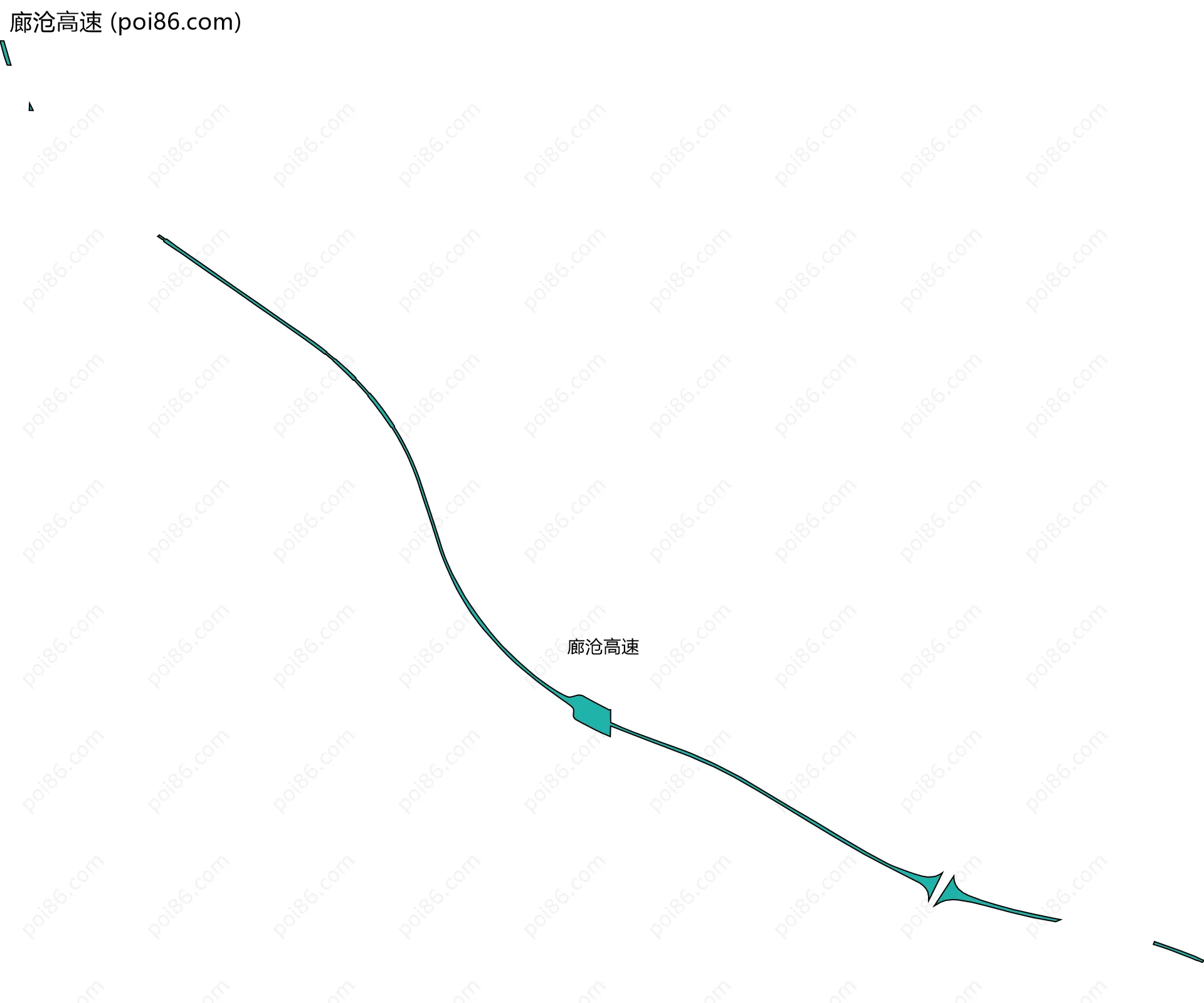 廊沧高速边界地图