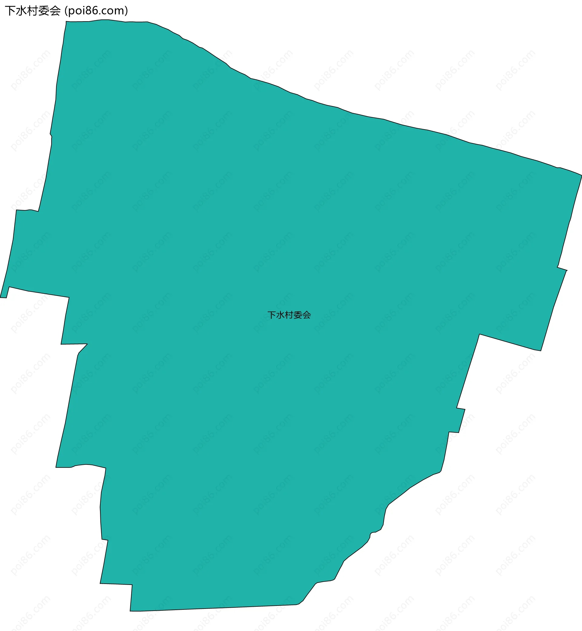 下水村委会边界地图