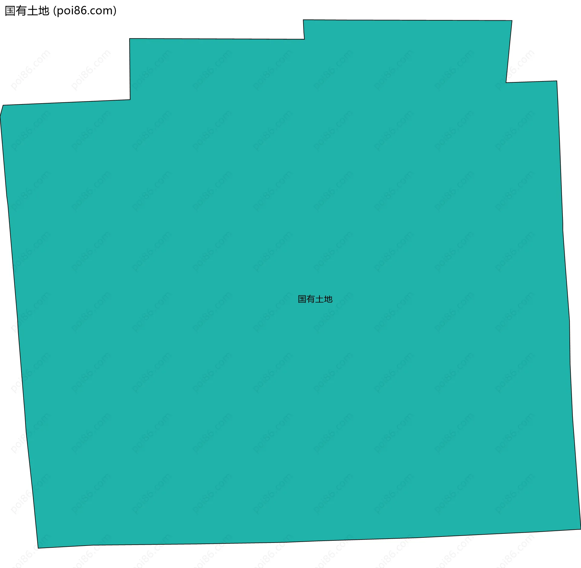 国有土地边界地图