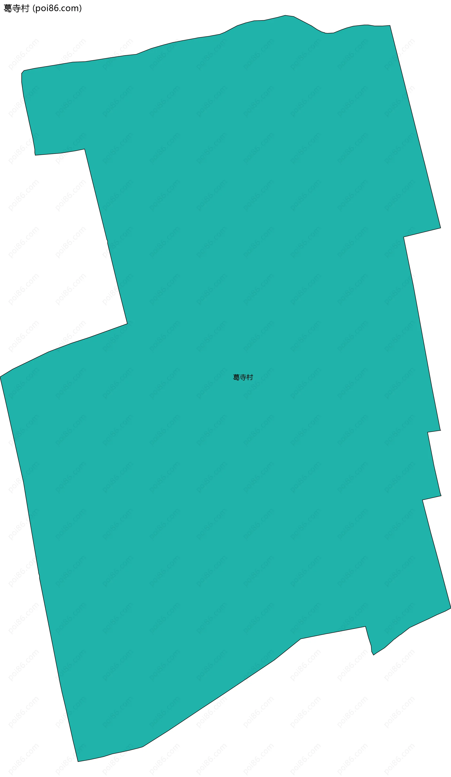 葛寺村边界地图