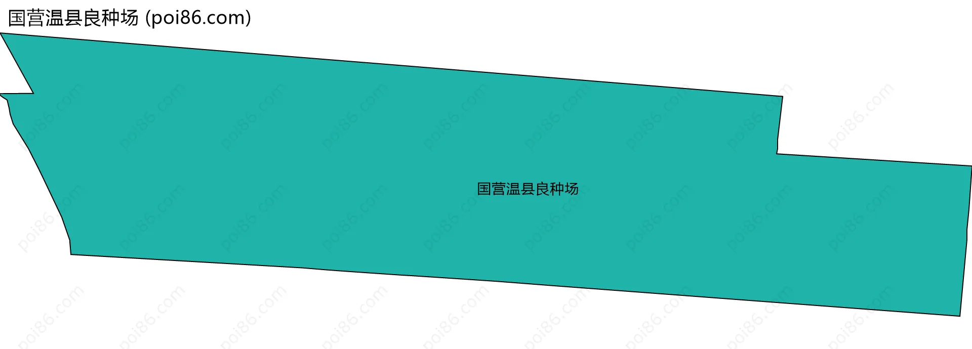 国营温县良种场边界地图