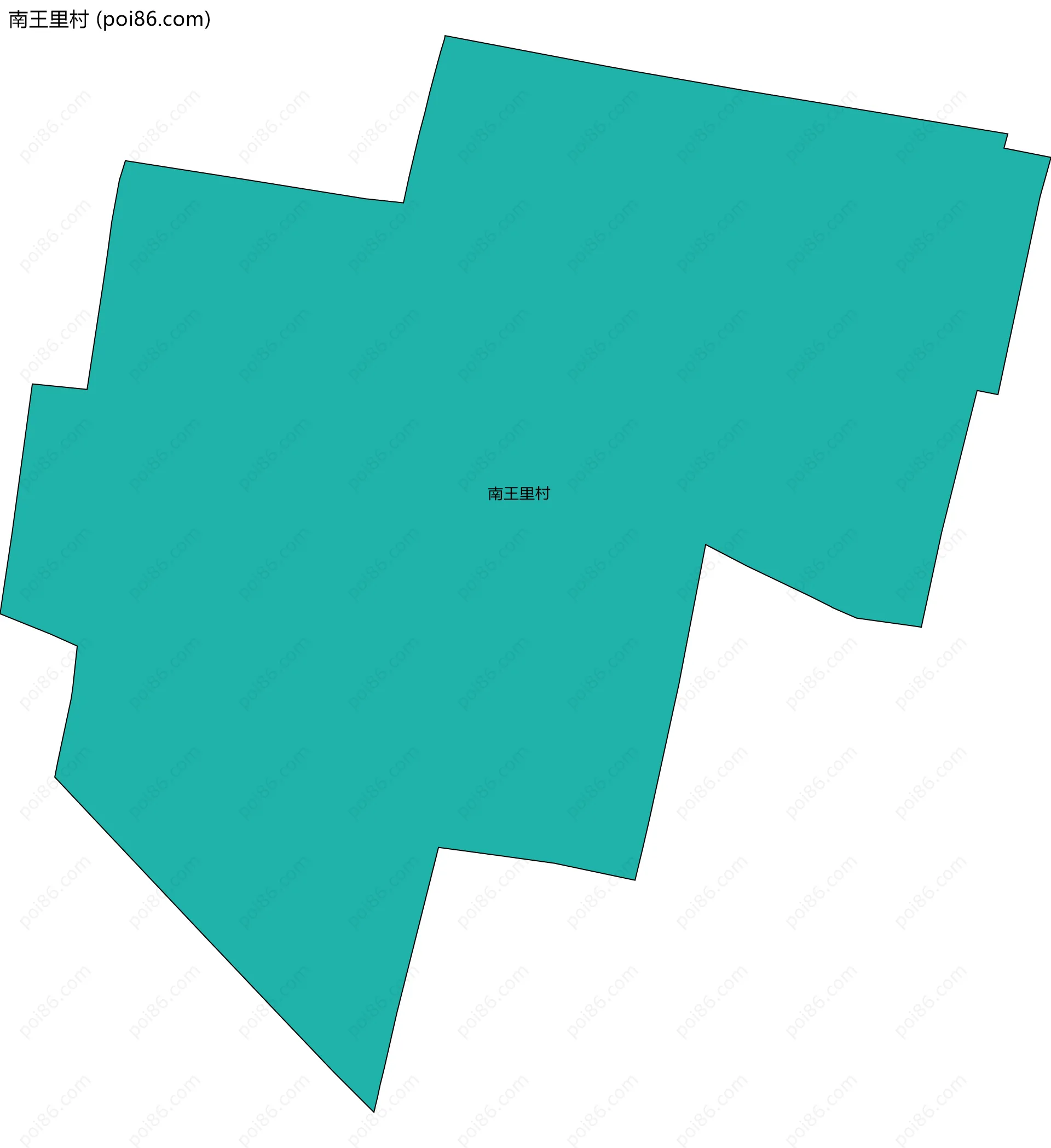 南王里村边界地图