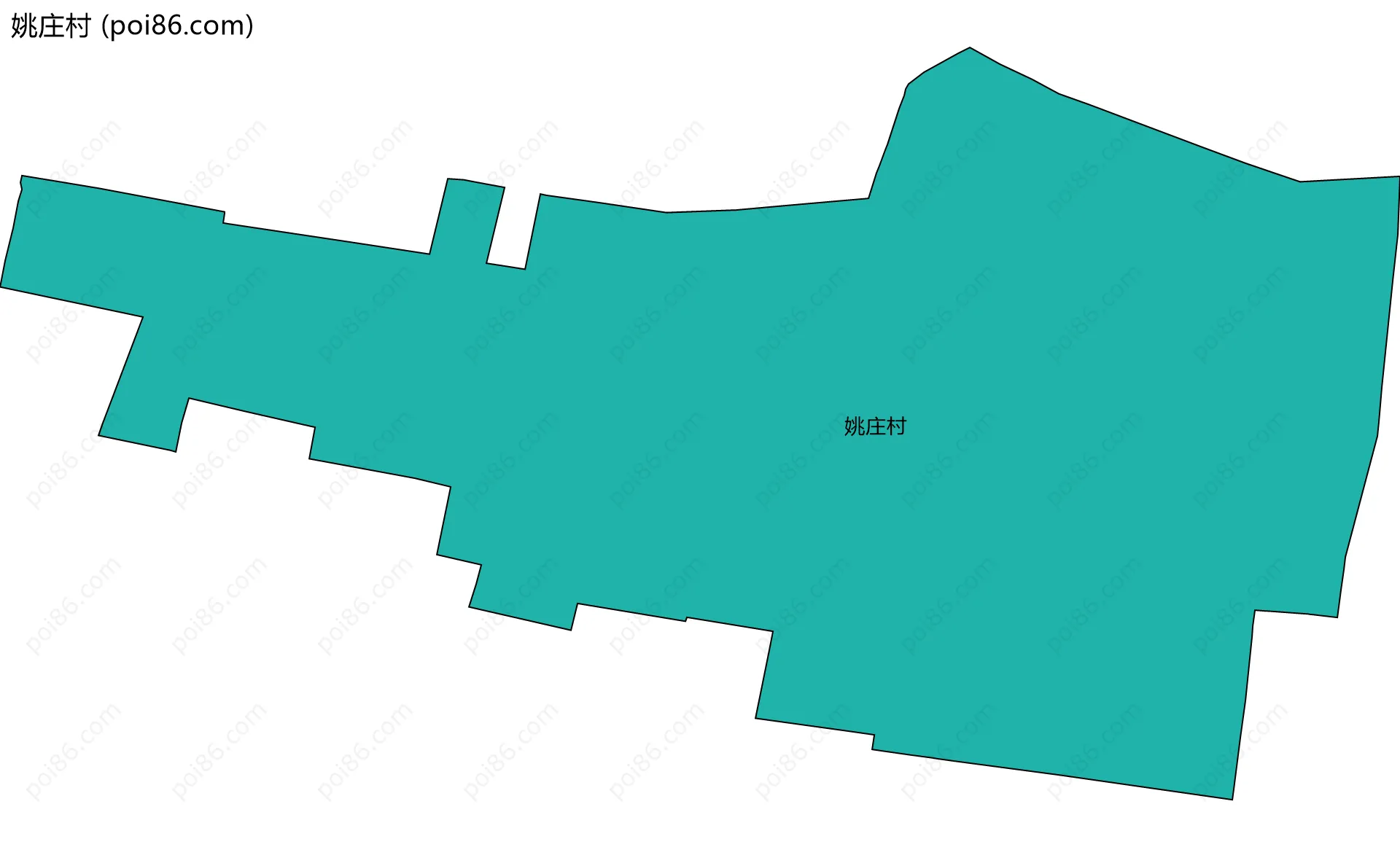 姚庄村边界地图