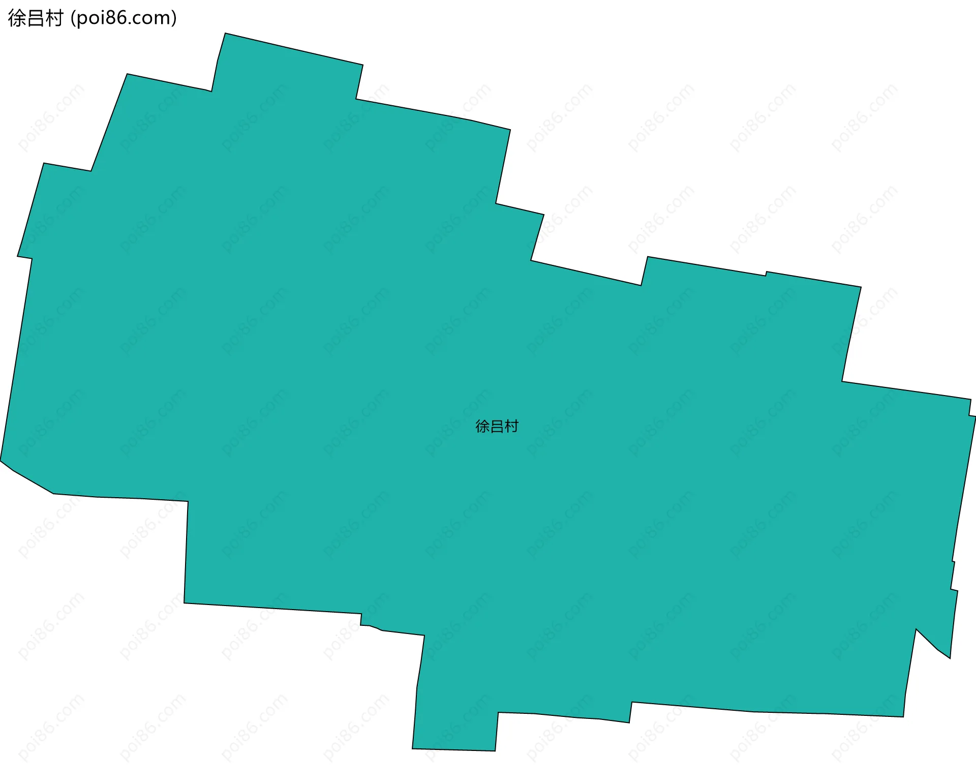 徐吕村边界地图