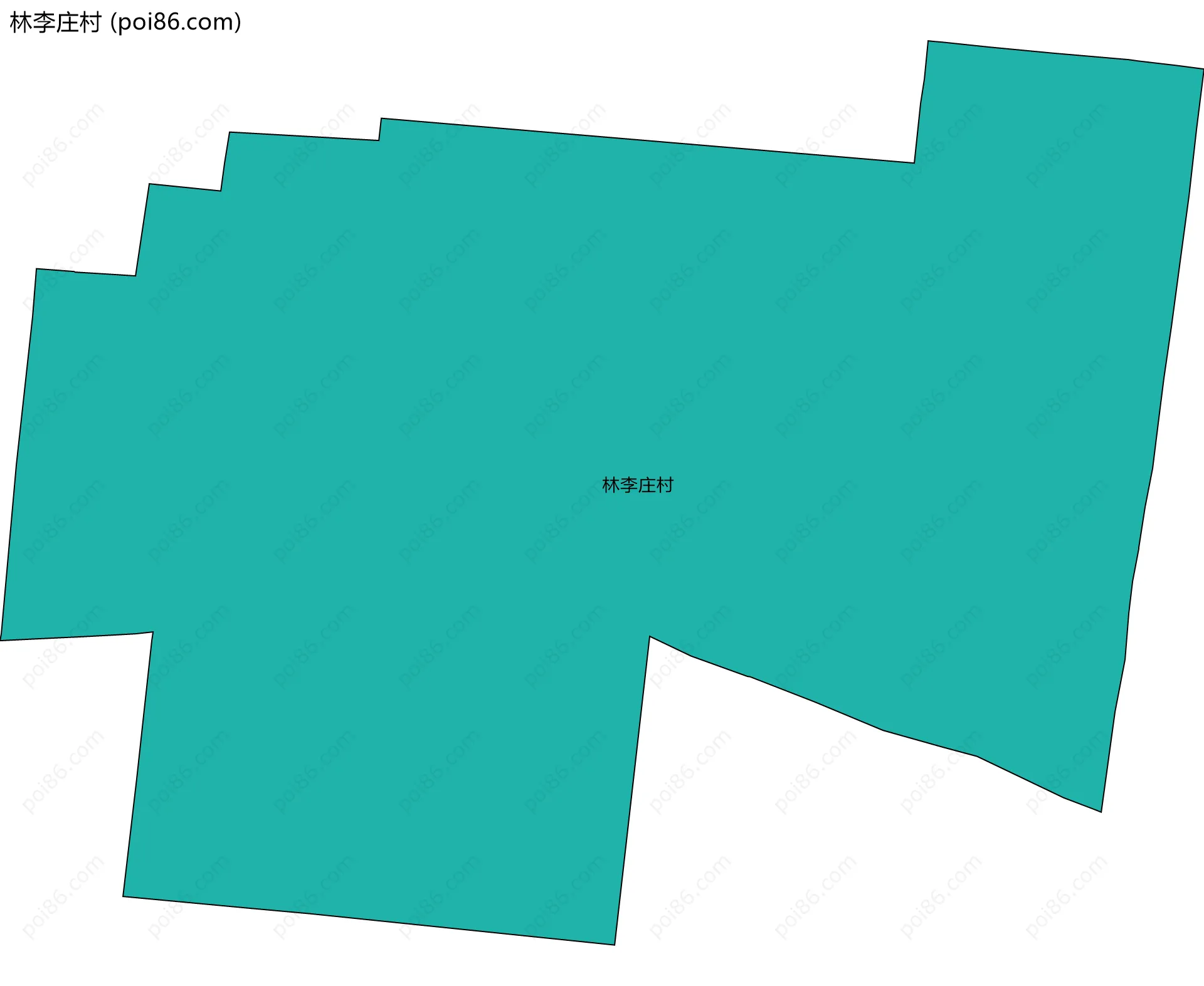 林李庄村边界地图