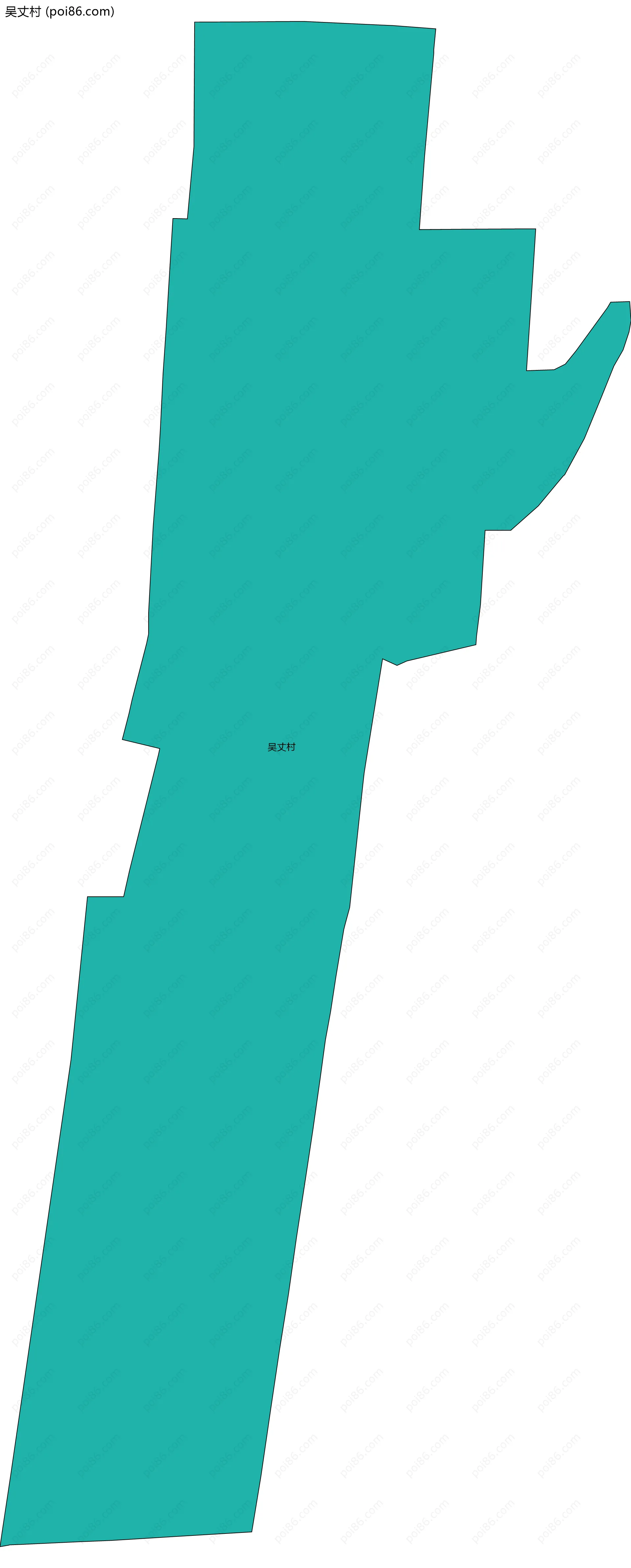 吴丈村边界地图