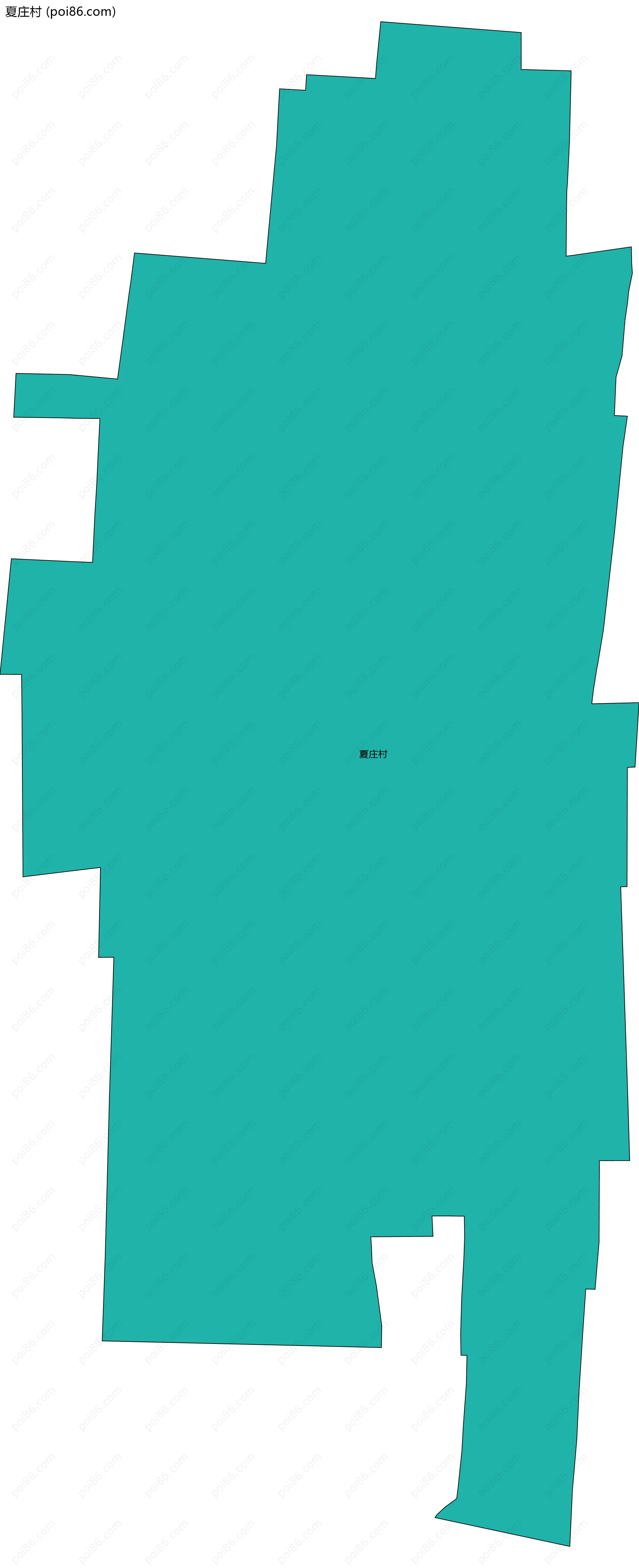 夏庄村边界地图