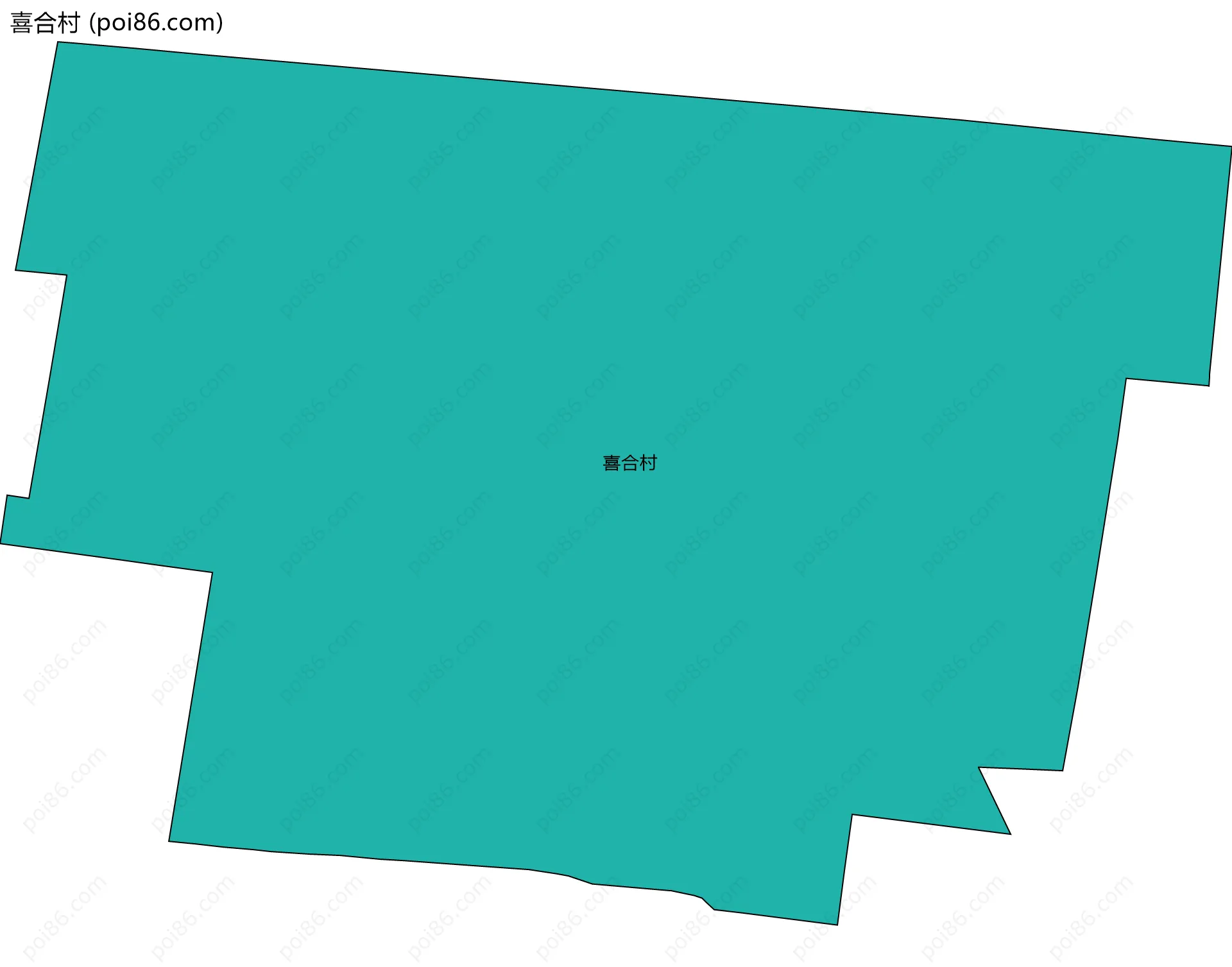 喜合村边界地图