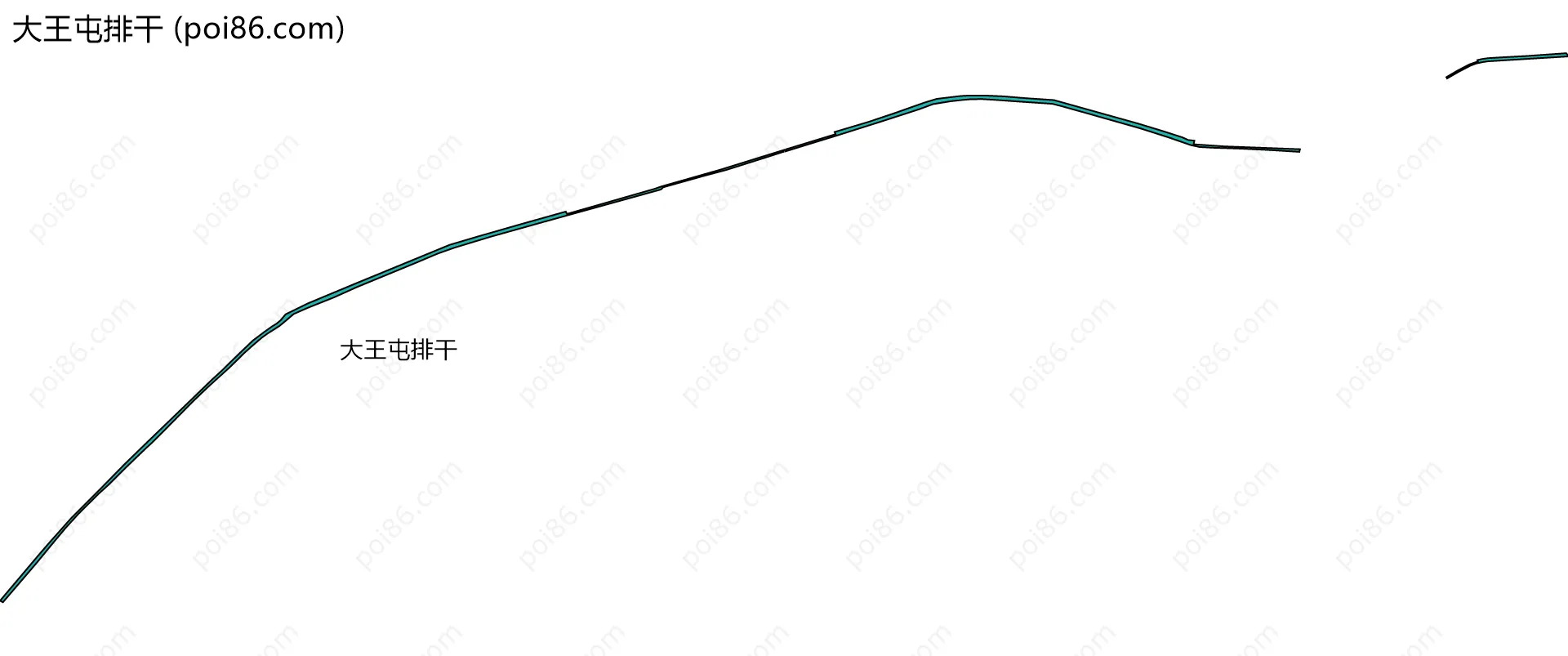 大王屯排干边界地图