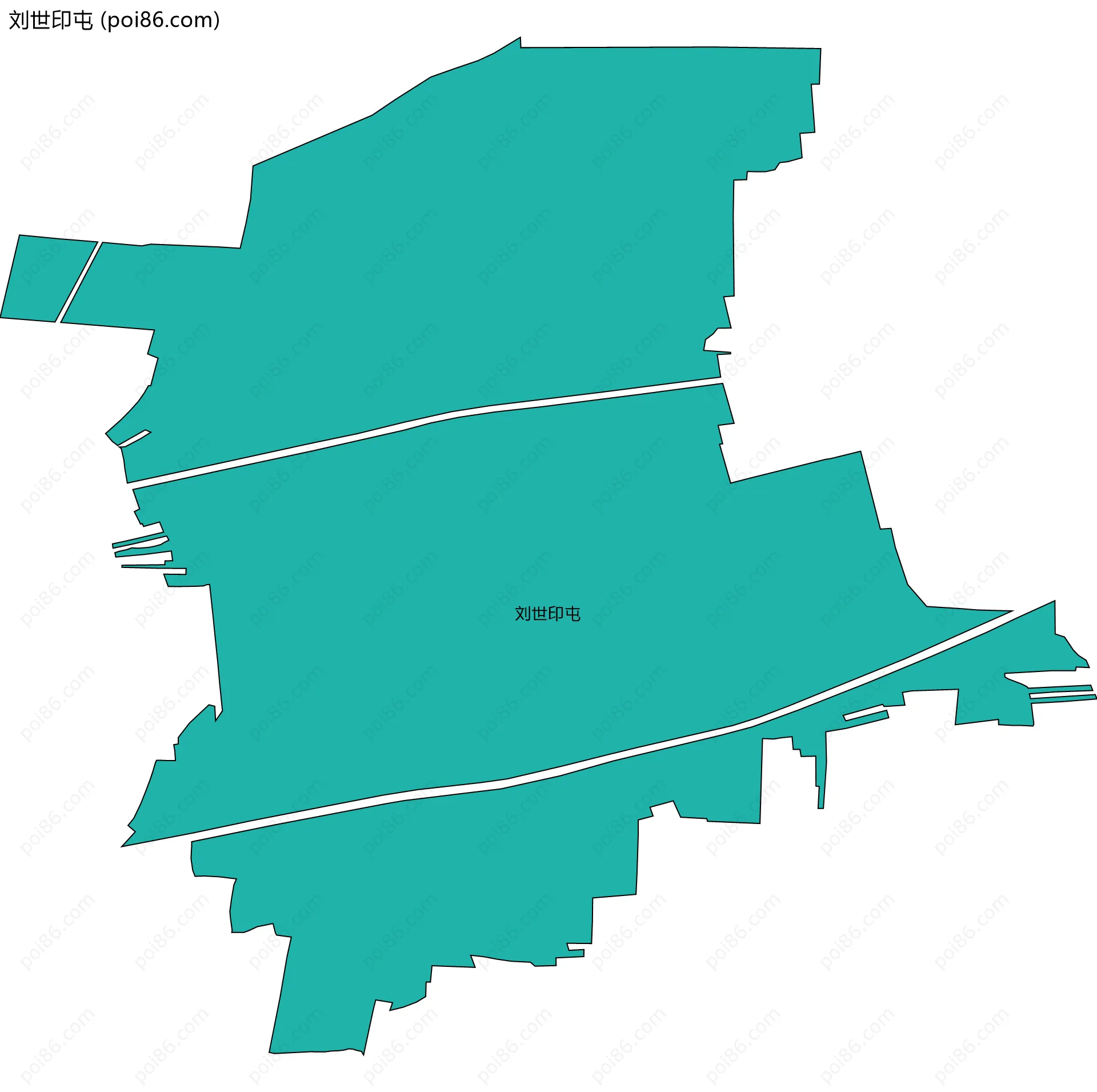 刘世印屯边界地图
