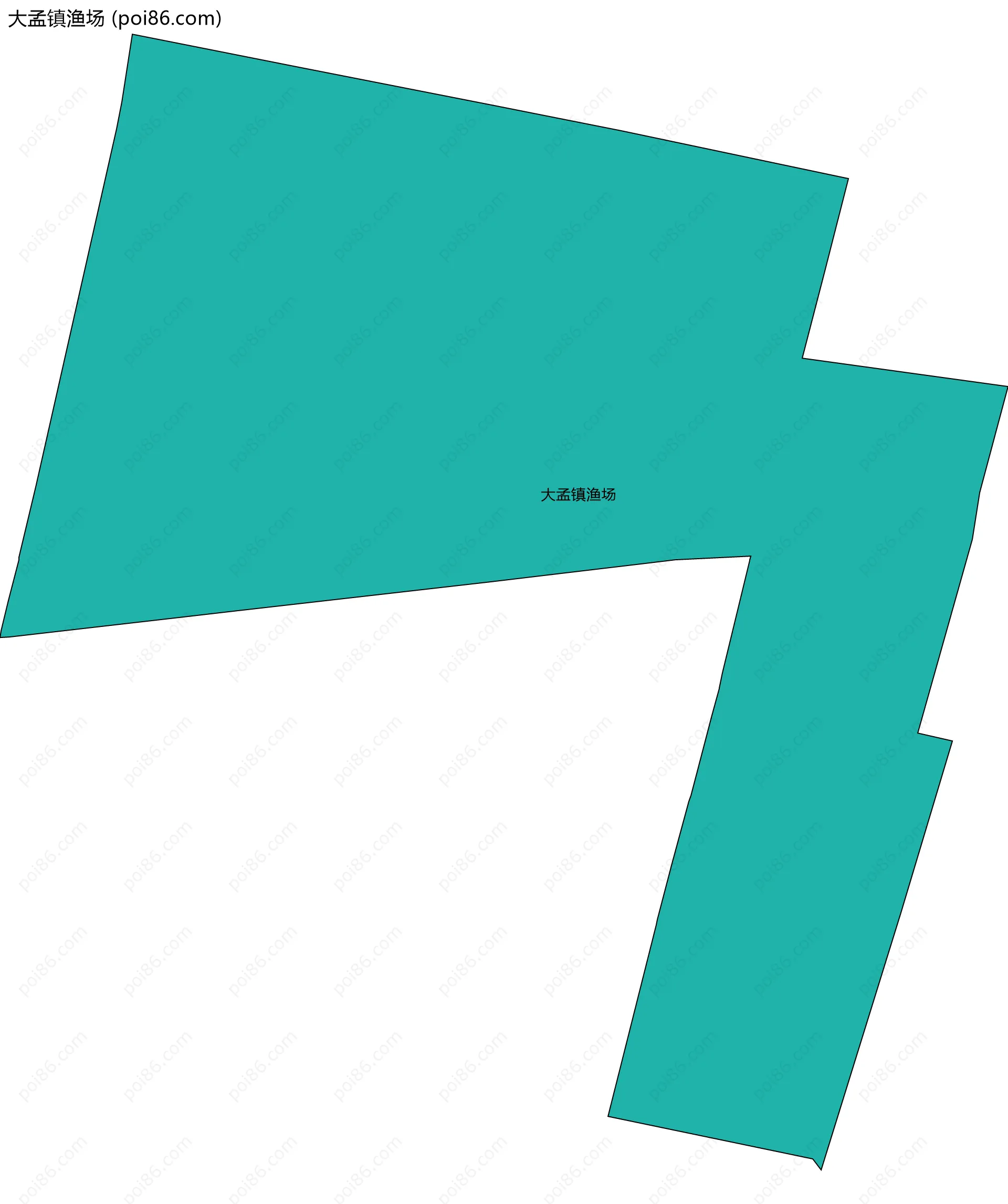 大孟镇渔场边界地图