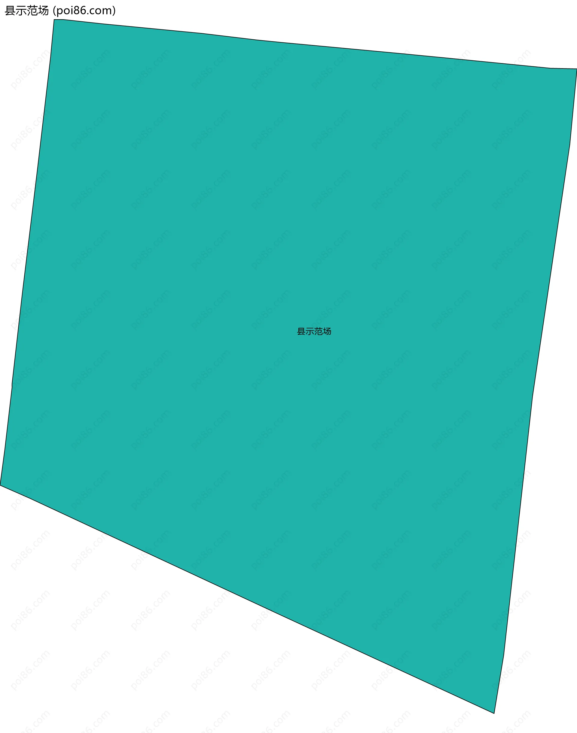 县示范场边界地图