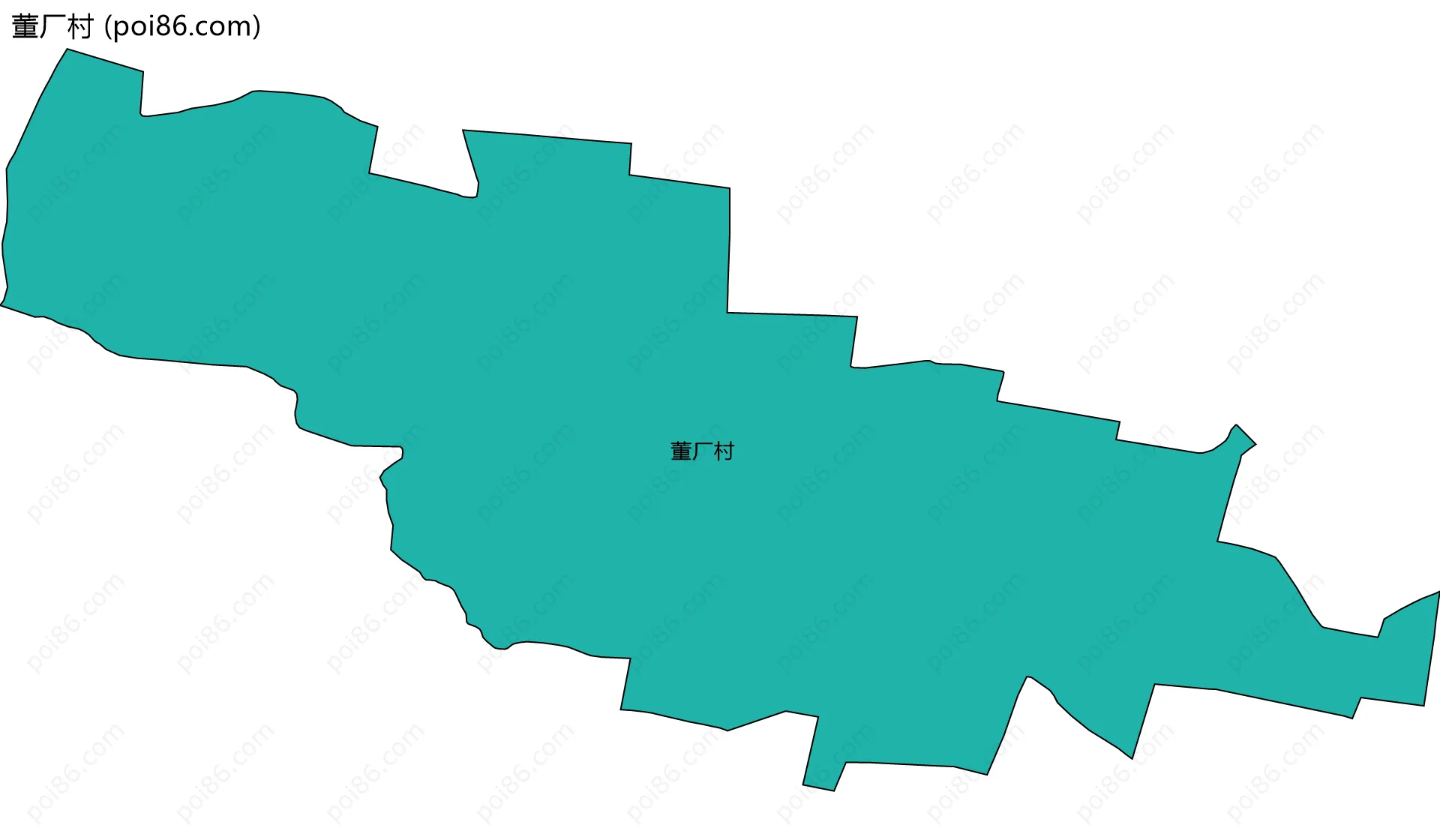董厂村边界地图