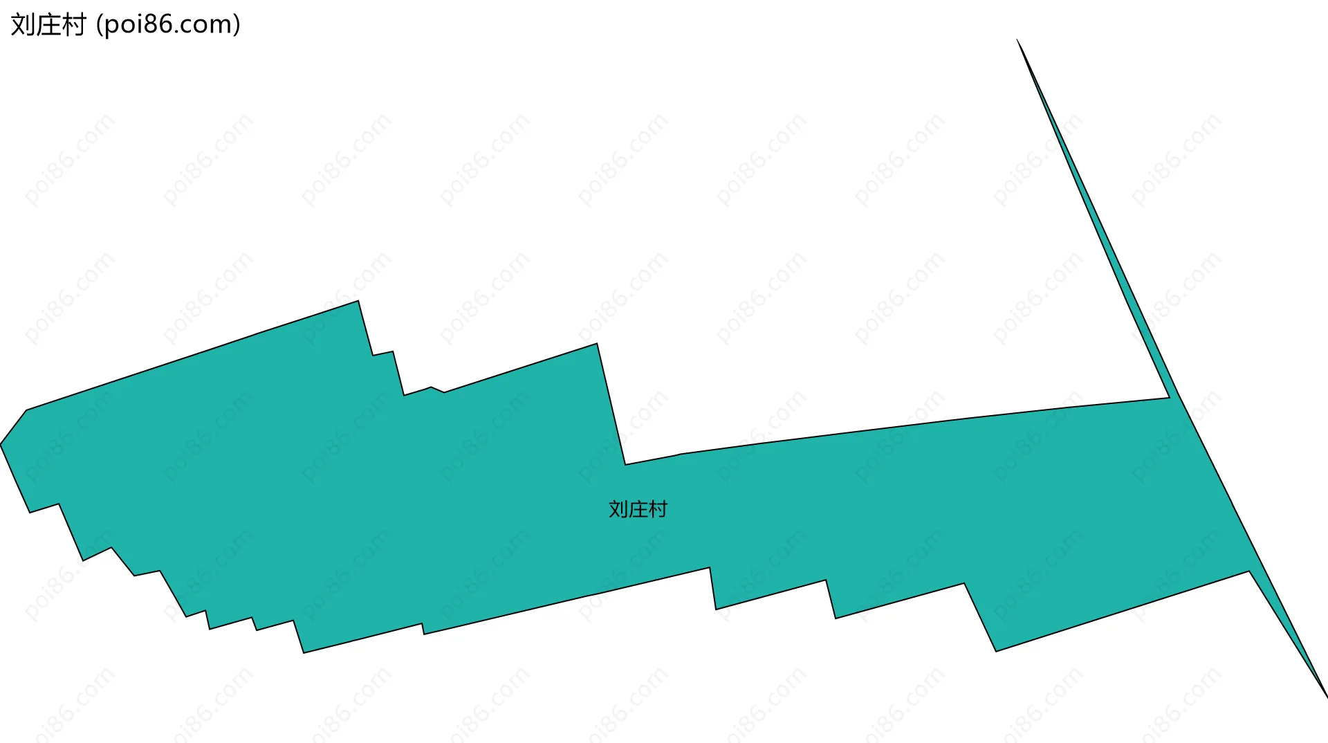 刘庄村边界地图