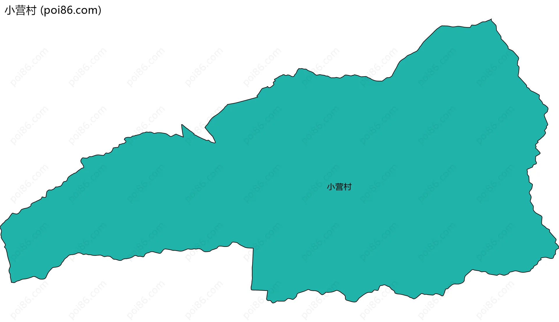 小营村边界地图