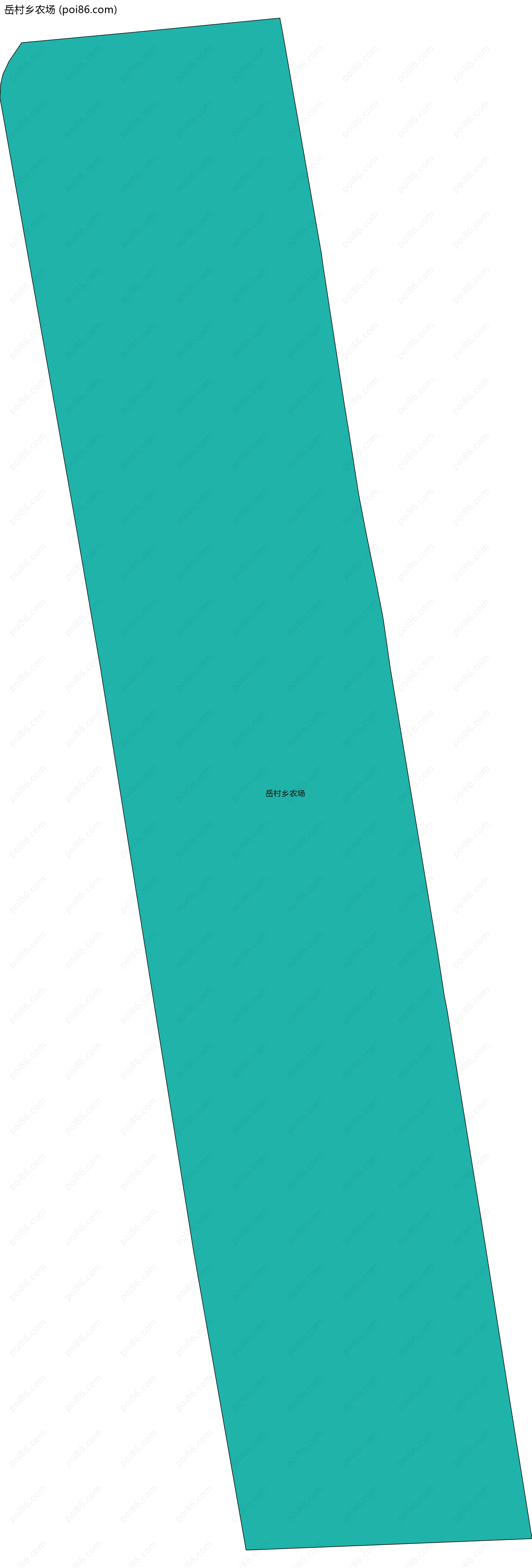 岳村乡农场边界地图