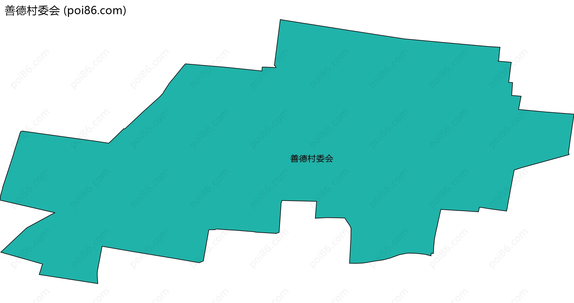 善德村委会边界地图