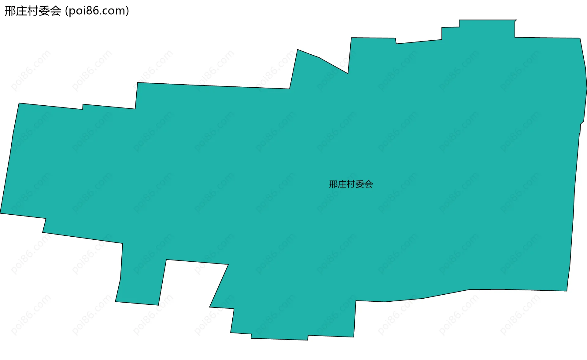 邢庄村委会边界地图