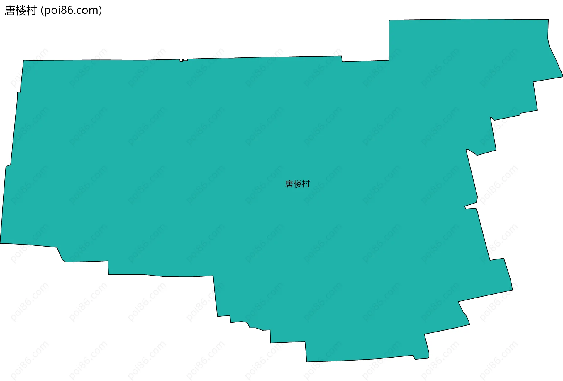 唐楼村边界地图