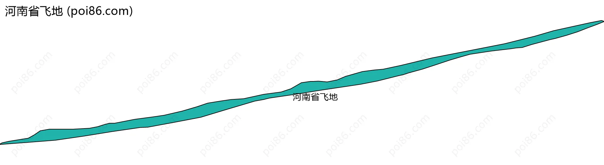 河南省飞地边界地图