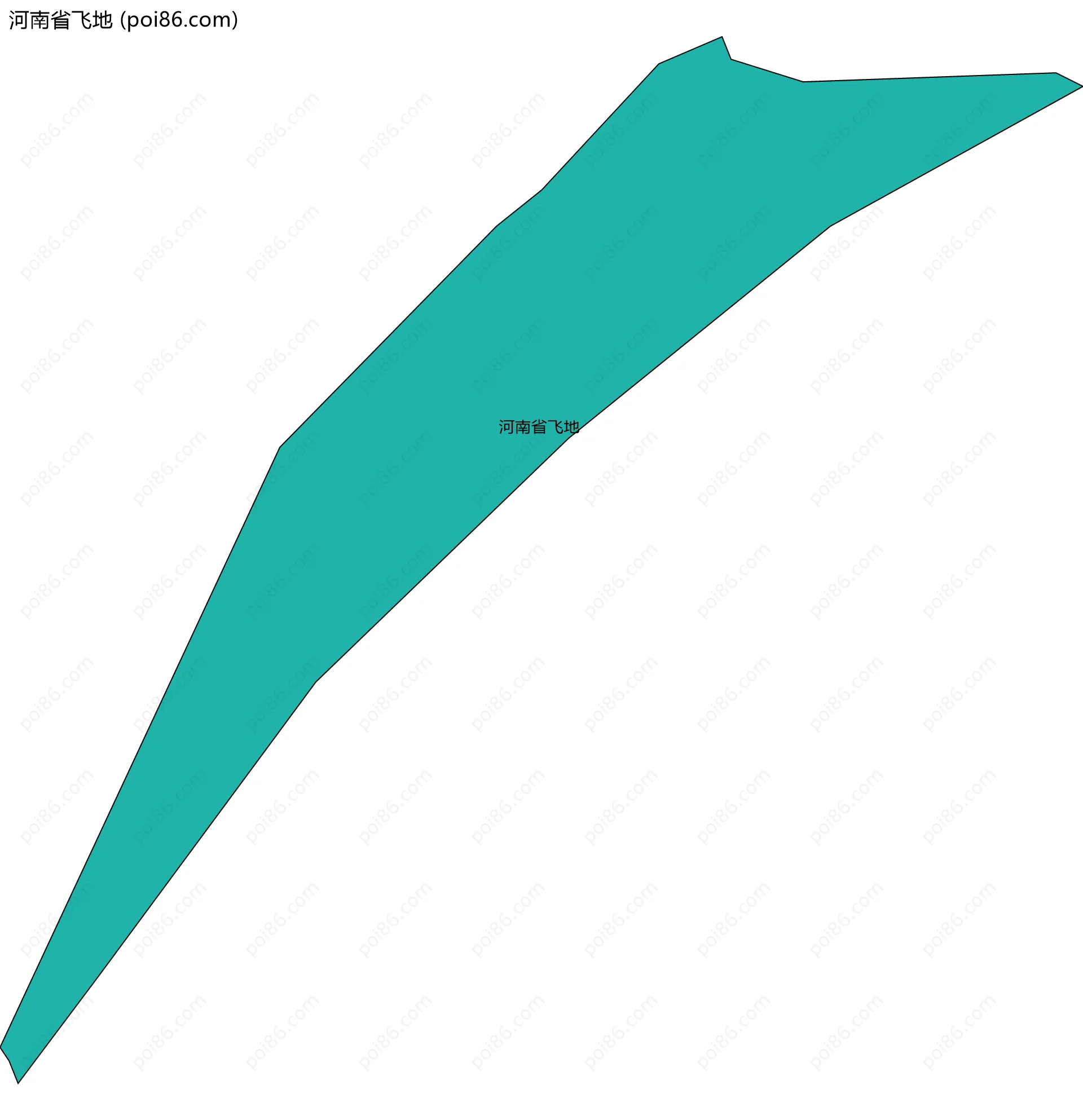 河南省飞地边界地图
