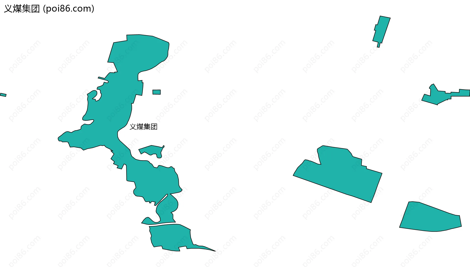 义煤集团边界地图