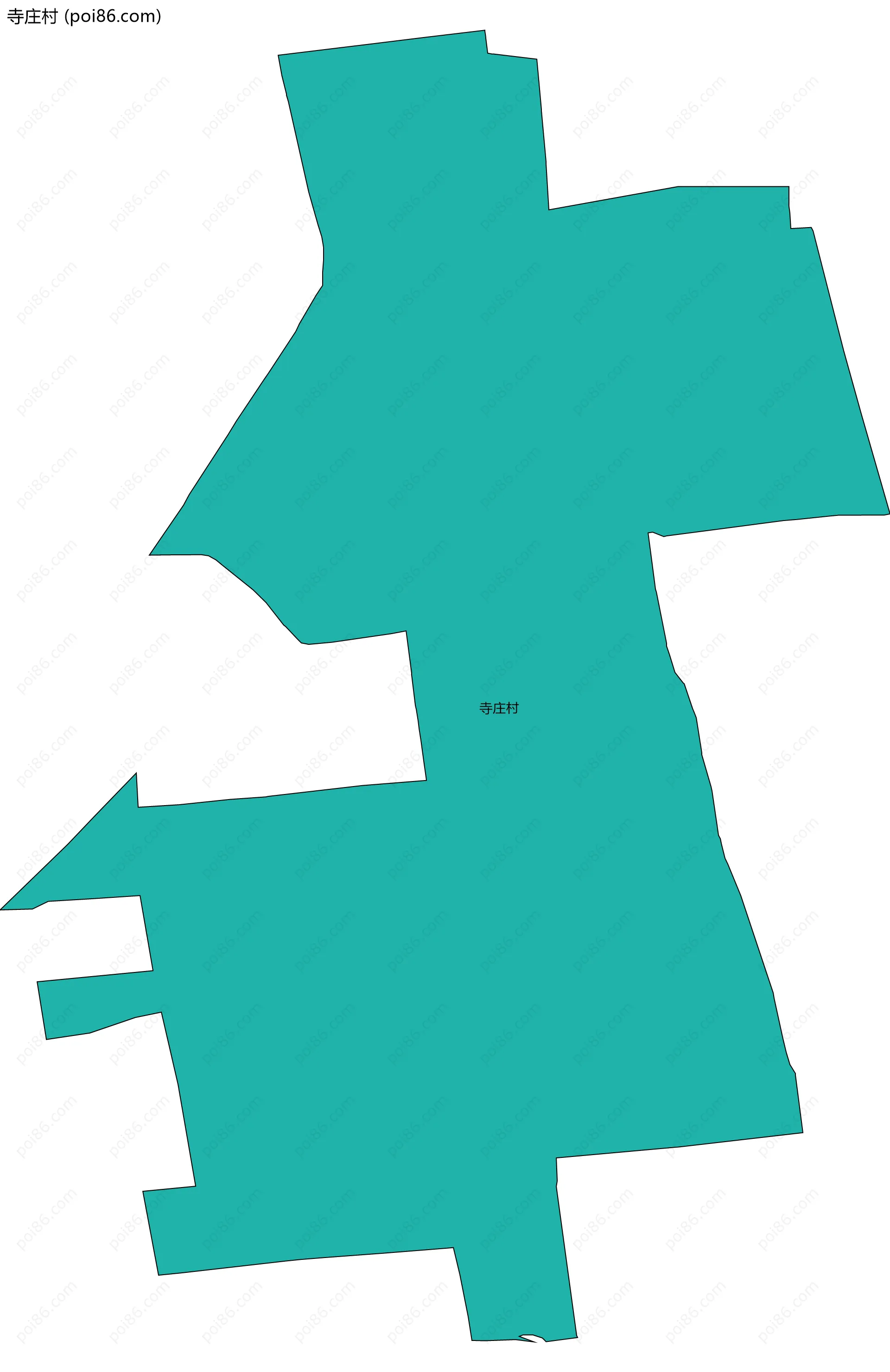 寺庄村边界地图