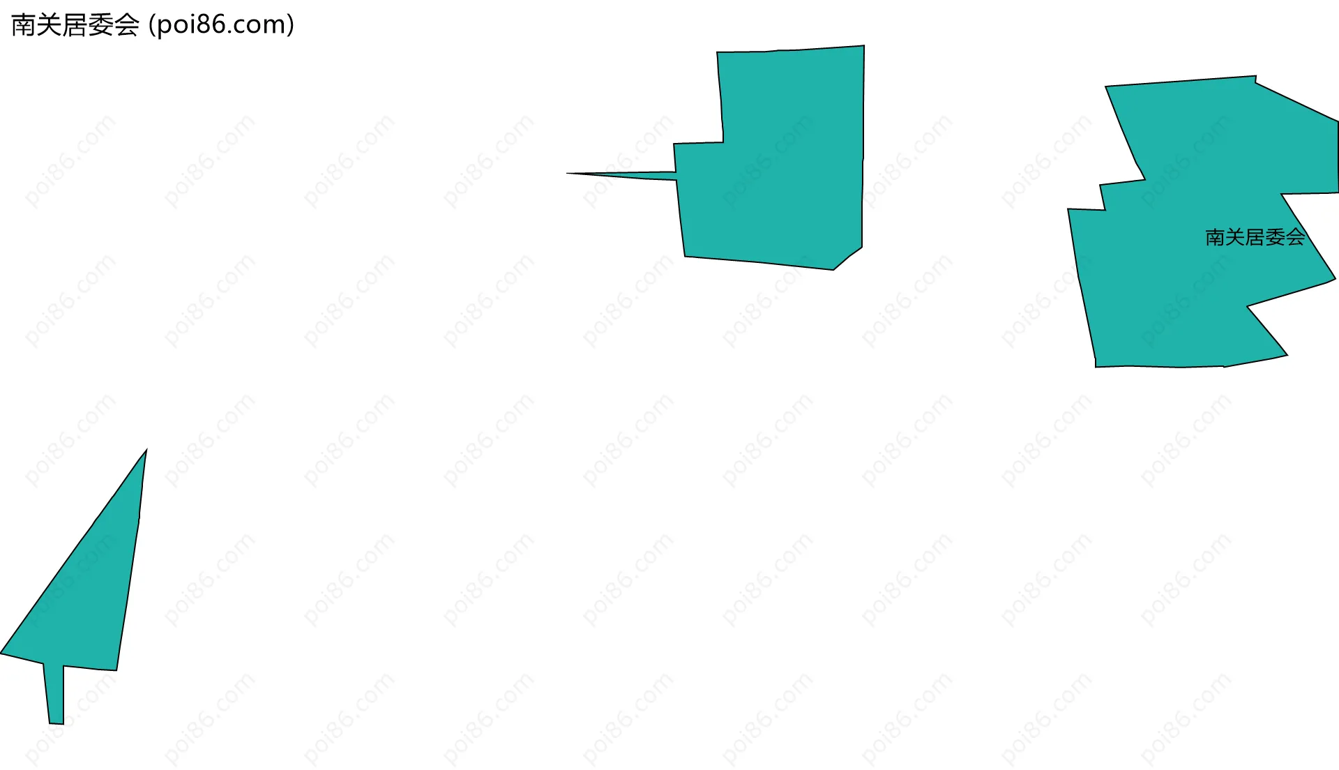 南关居委会边界地图