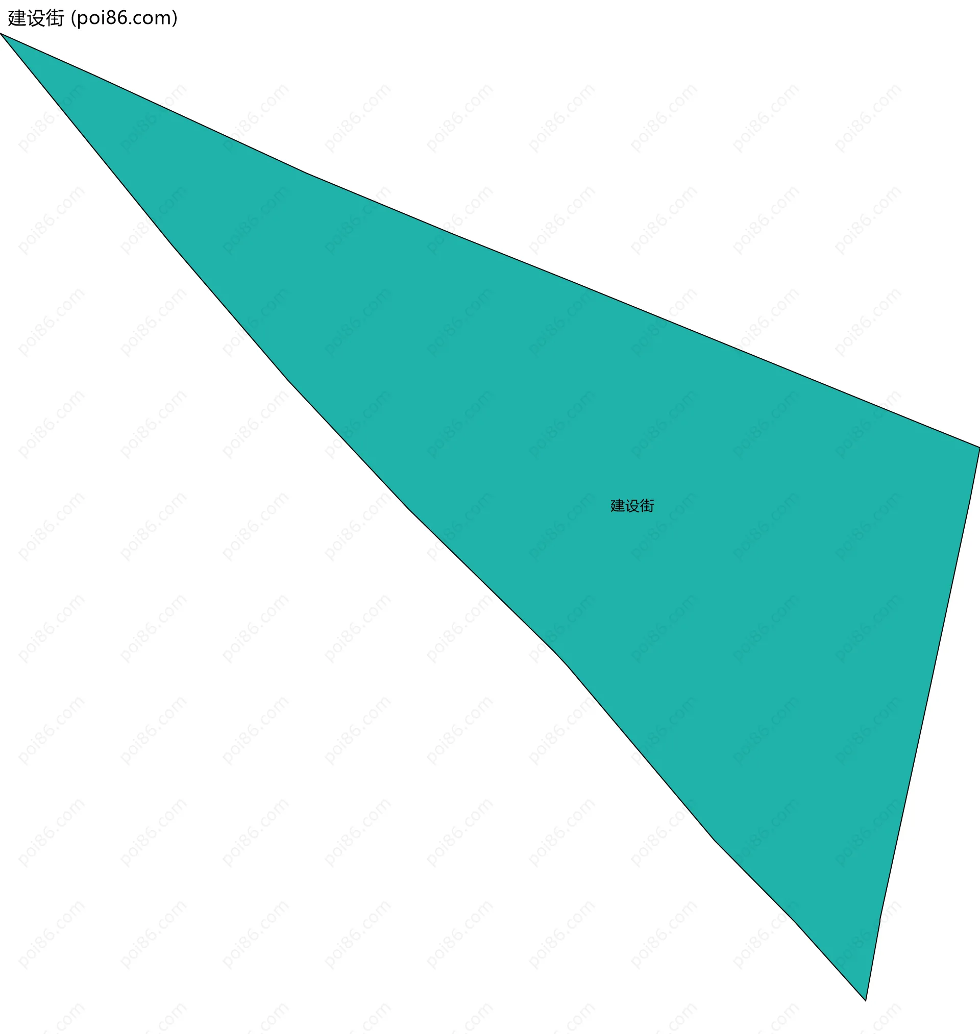 建设街边界地图