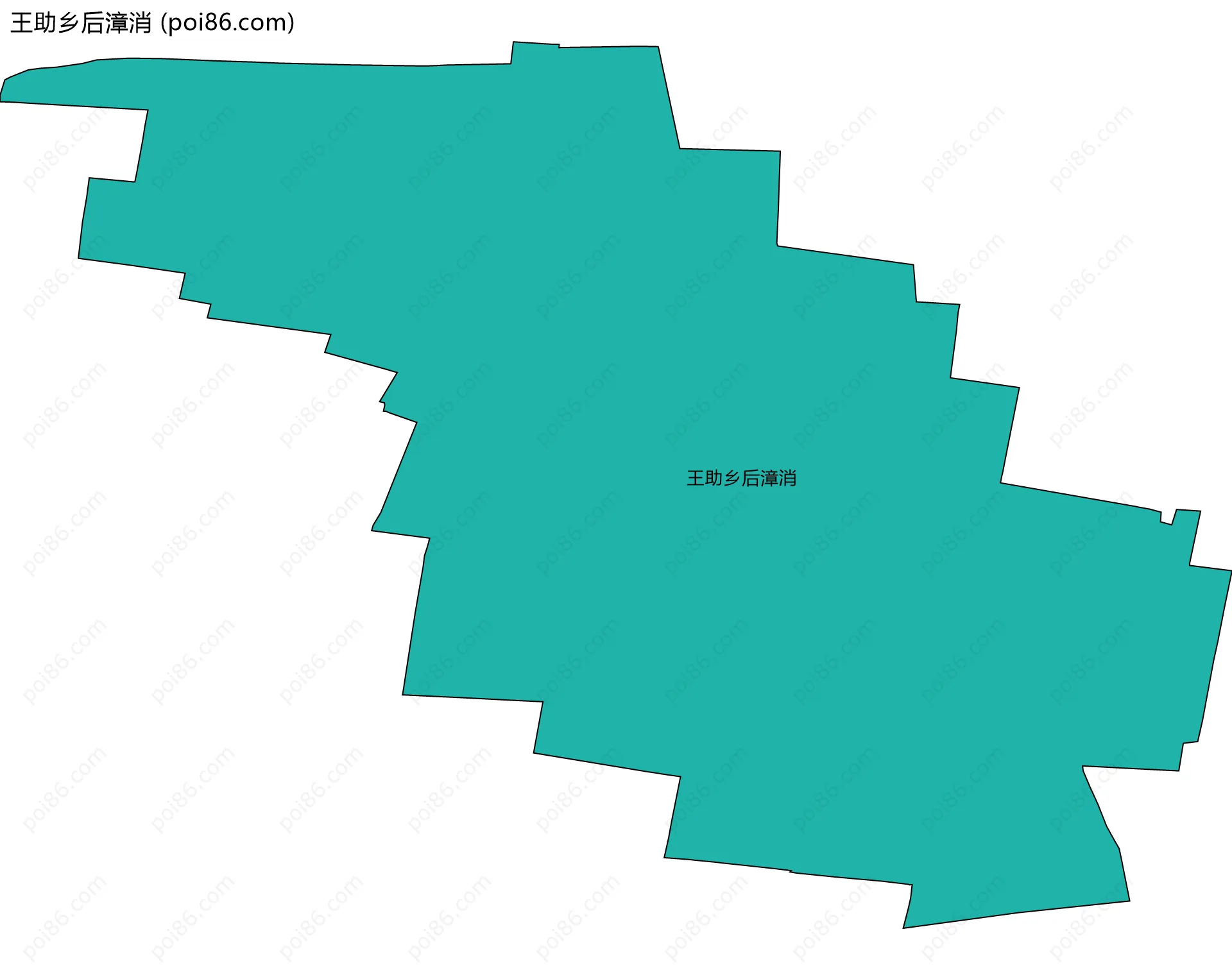 王助乡后漳消边界地图