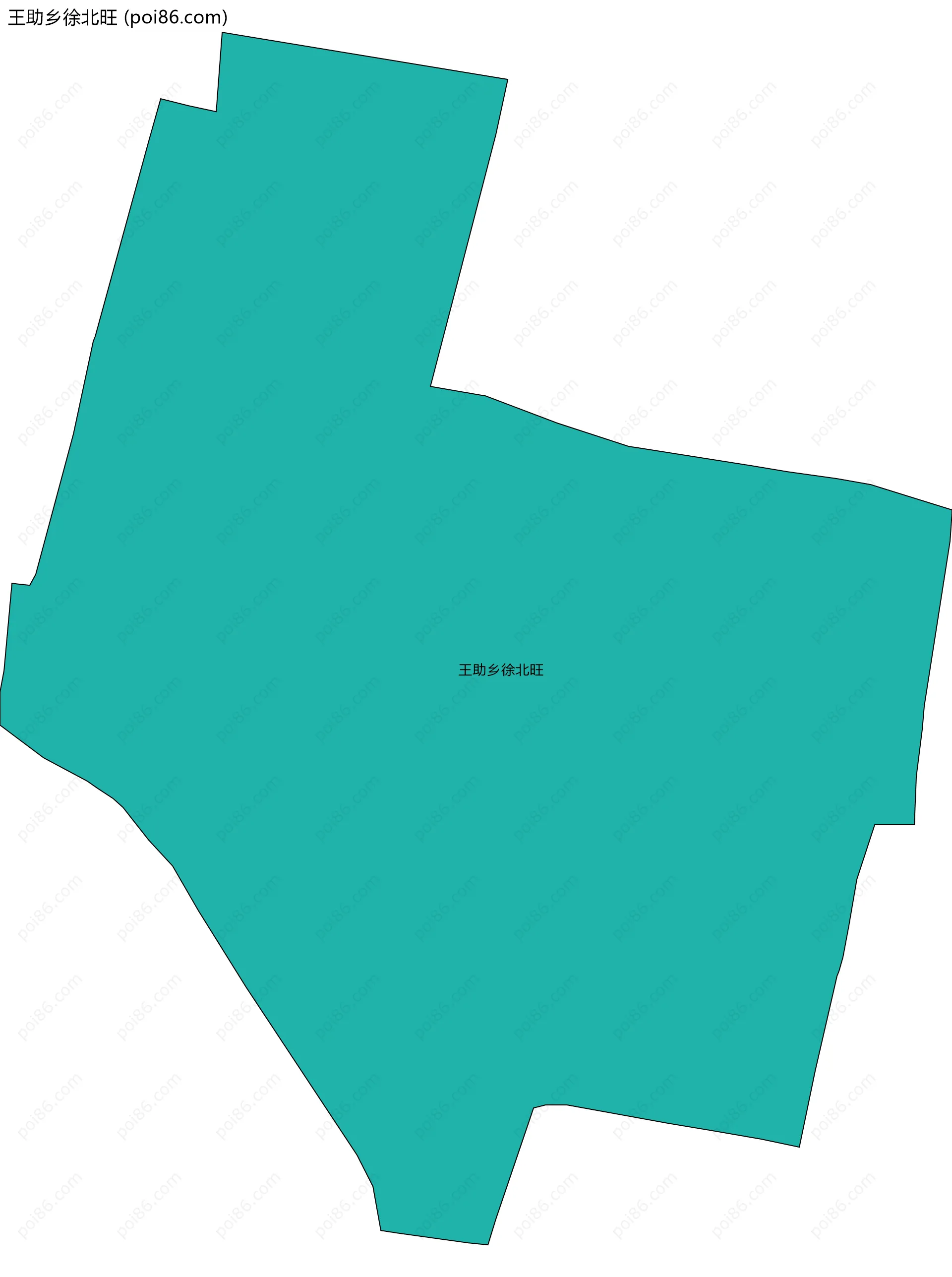 王助乡徐北旺边界地图