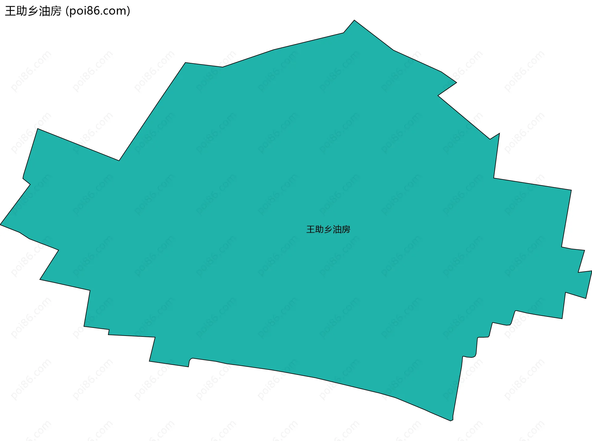 王助乡油房边界地图